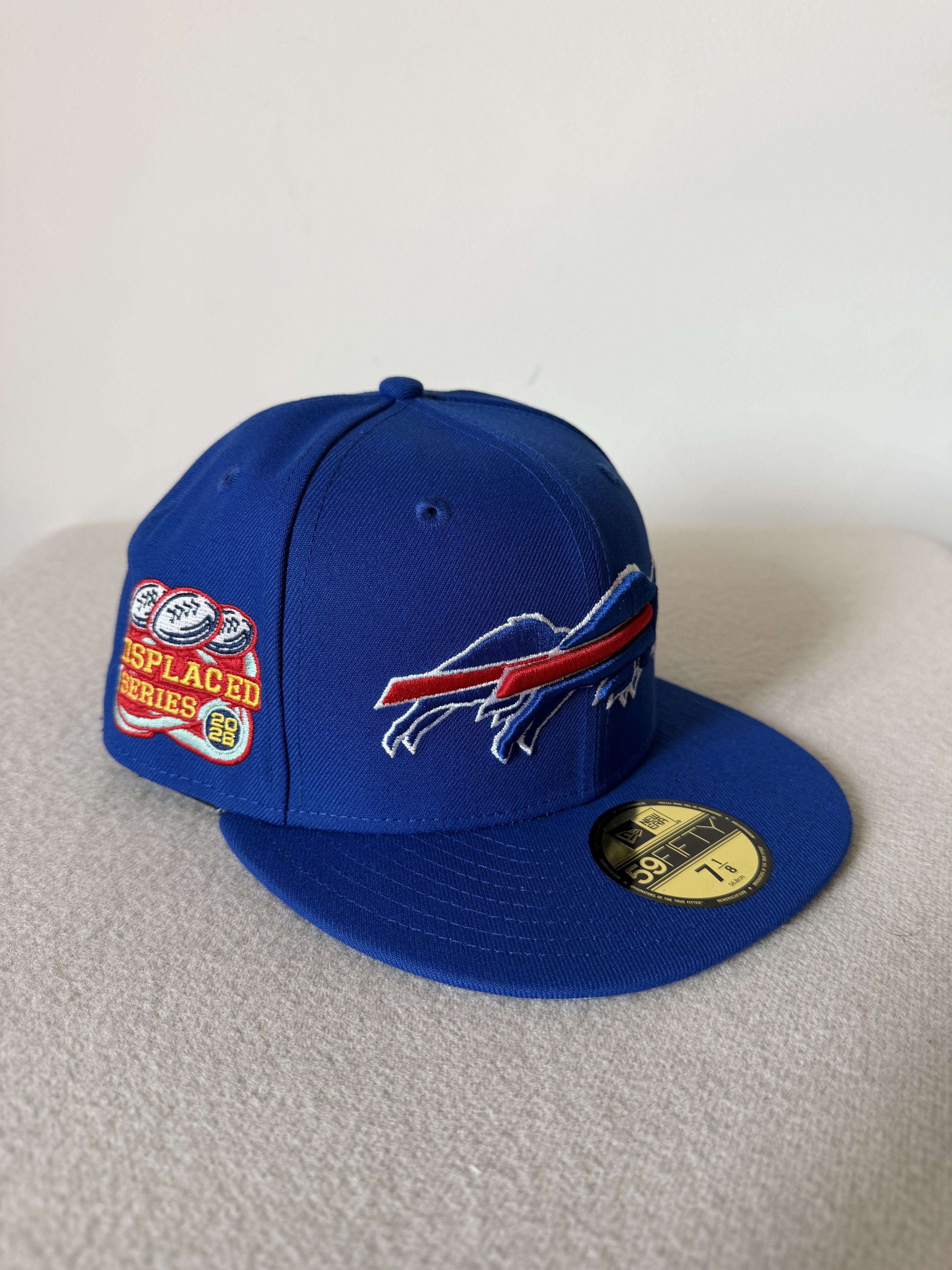 New Era 7 1/8 John Geiger New Era Misplaced Buffalo Bills Fitted Size ONE SIZE - 1 Thumbnail