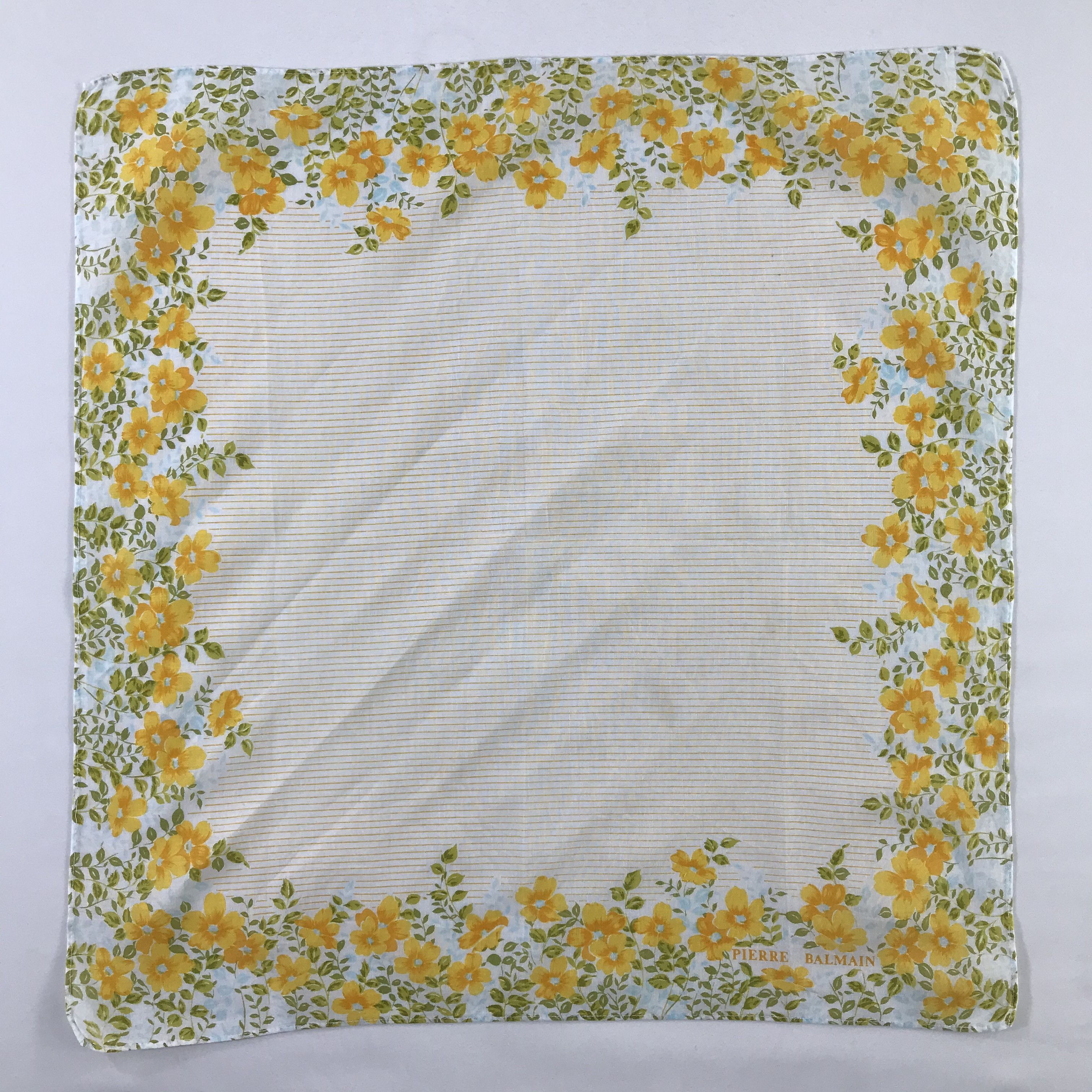 Pierre Balmain × Vintage Pierre Balmain Bandana / Handkerchief / Neckerchief - S560 Size ONE SIZE - 1 Thumbnail