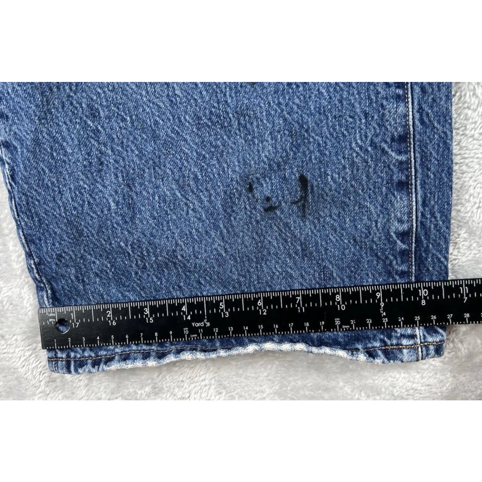 Madewell Madewell Jeans Womens 26 Blue Superwide Leg Medium Wash Grunge Skater READ Size 27" / US 4 / IT 40 - 6 Thumbnail