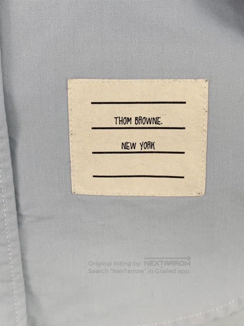 Thom Browne Thom Browne Classic Lapel Oxford Cotton Blue Long-Sleeve S Size US XS / EU 42 / 0 - 5 Thumbnail