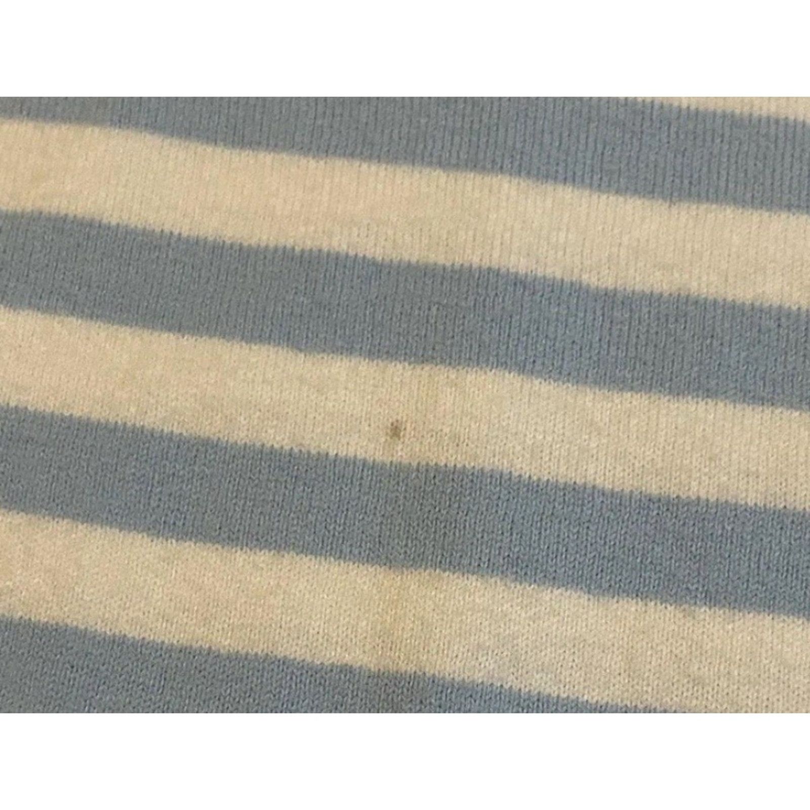 Comme des Garcons Girl VINTAGE Comme Des Garcons PLAY Striped Shirt L Womens Long Sleeve T-Shirt White Blue Beach Surf Nautical Designer 90s Size L / US 10 / IT 46 - 2 Thumbnail