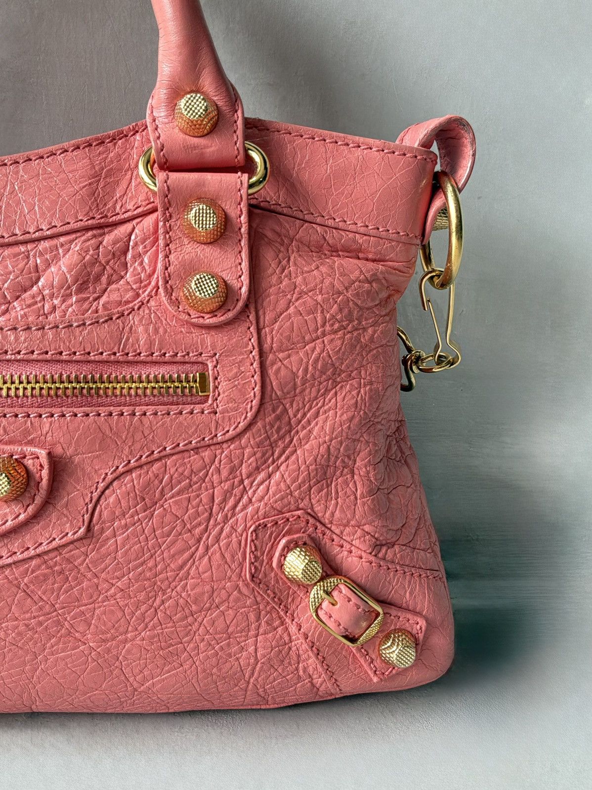 Balenciaga Balenciaga - Le First - Giant 12 Candy Pink Lambskin Bag Size ONE SIZE - 8 Thumbnail