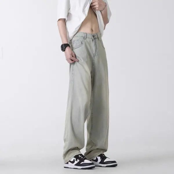 VIBE Gray High Street Vintage Loose Jeans Size US 33 - 7 Thumbnail