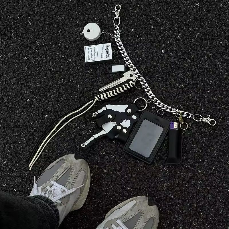Other Outdoor Punk Skeleton Design Keychain Pants Chain Size ONE SIZE - 5 Thumbnail