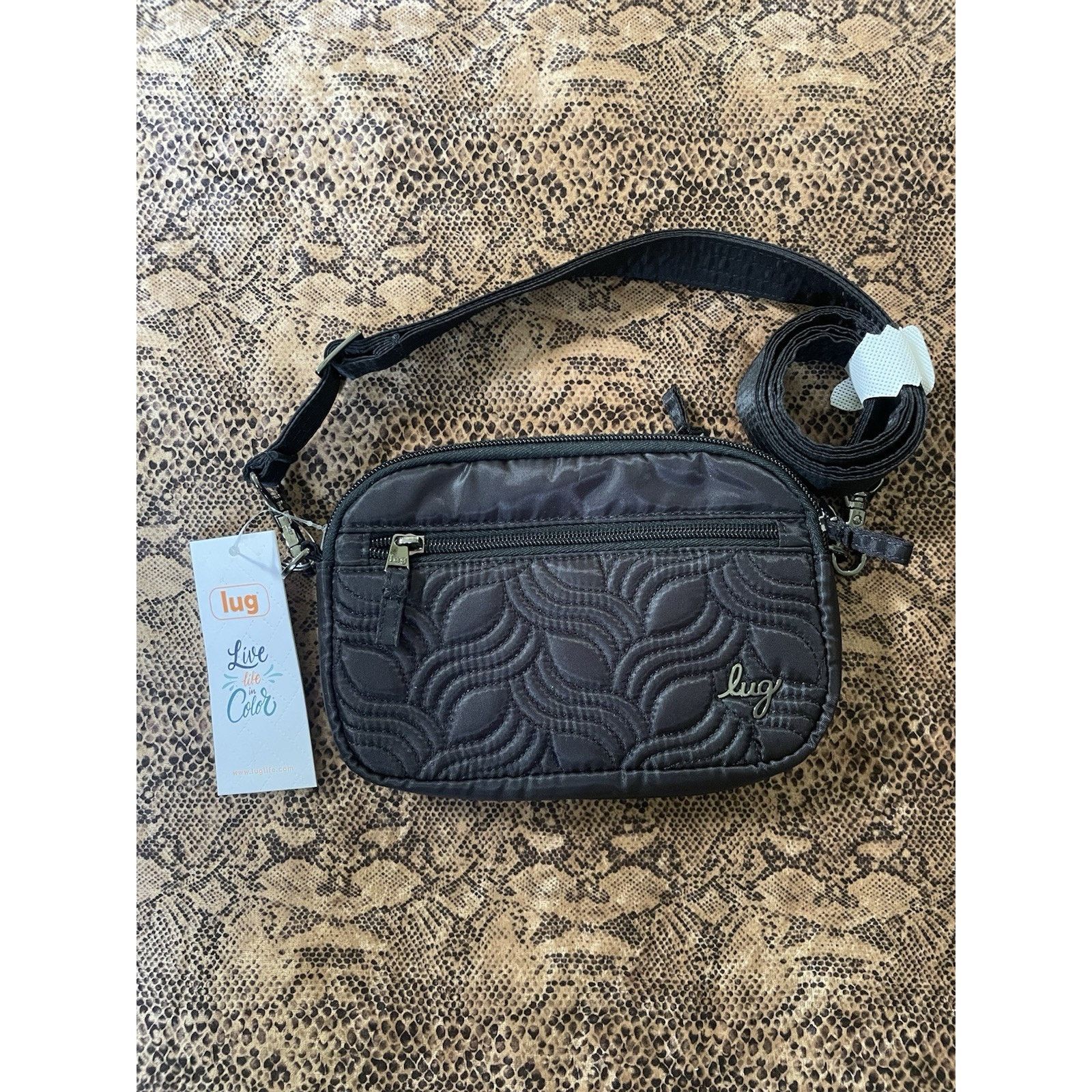 Lugz NWT Lug Super Coupe Convertible Crossbody Bag Black Size ONE SIZE - 2 Thumbnail