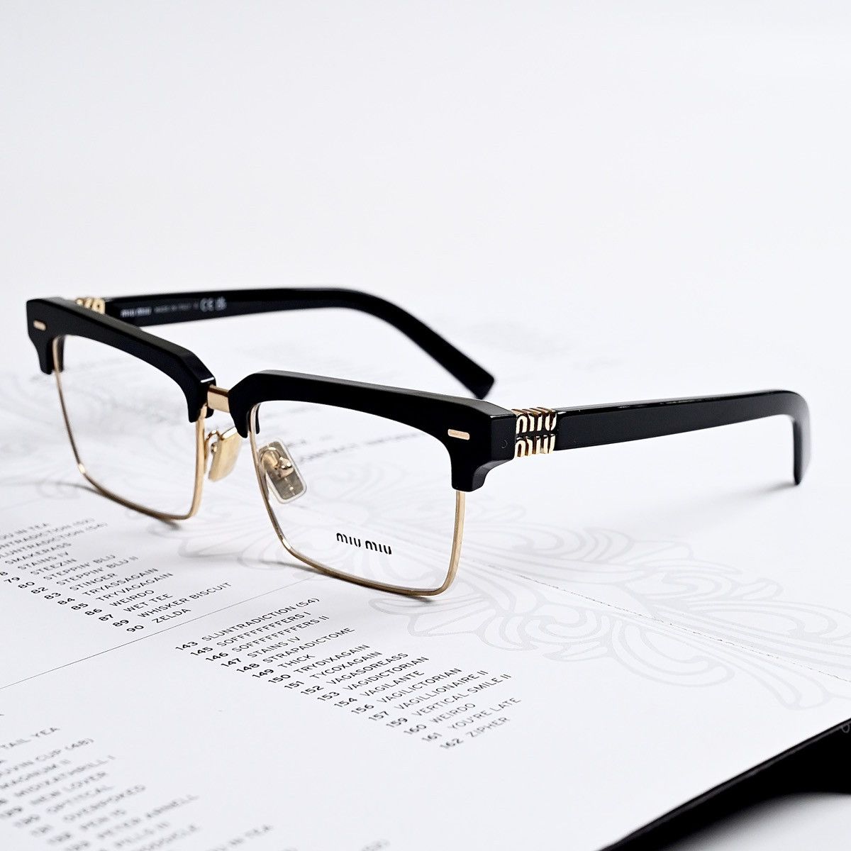 Miu Miu MIU MIU 0MU 11XV GLASSES Size ONE SIZE - 2 Thumbnail