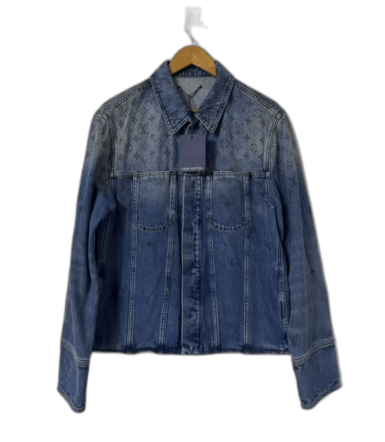 Louis Vuitton Louis Vuitton Gradient Denim Jacket Size US L / EU 52-54 / 3 - 1 Thumbnail