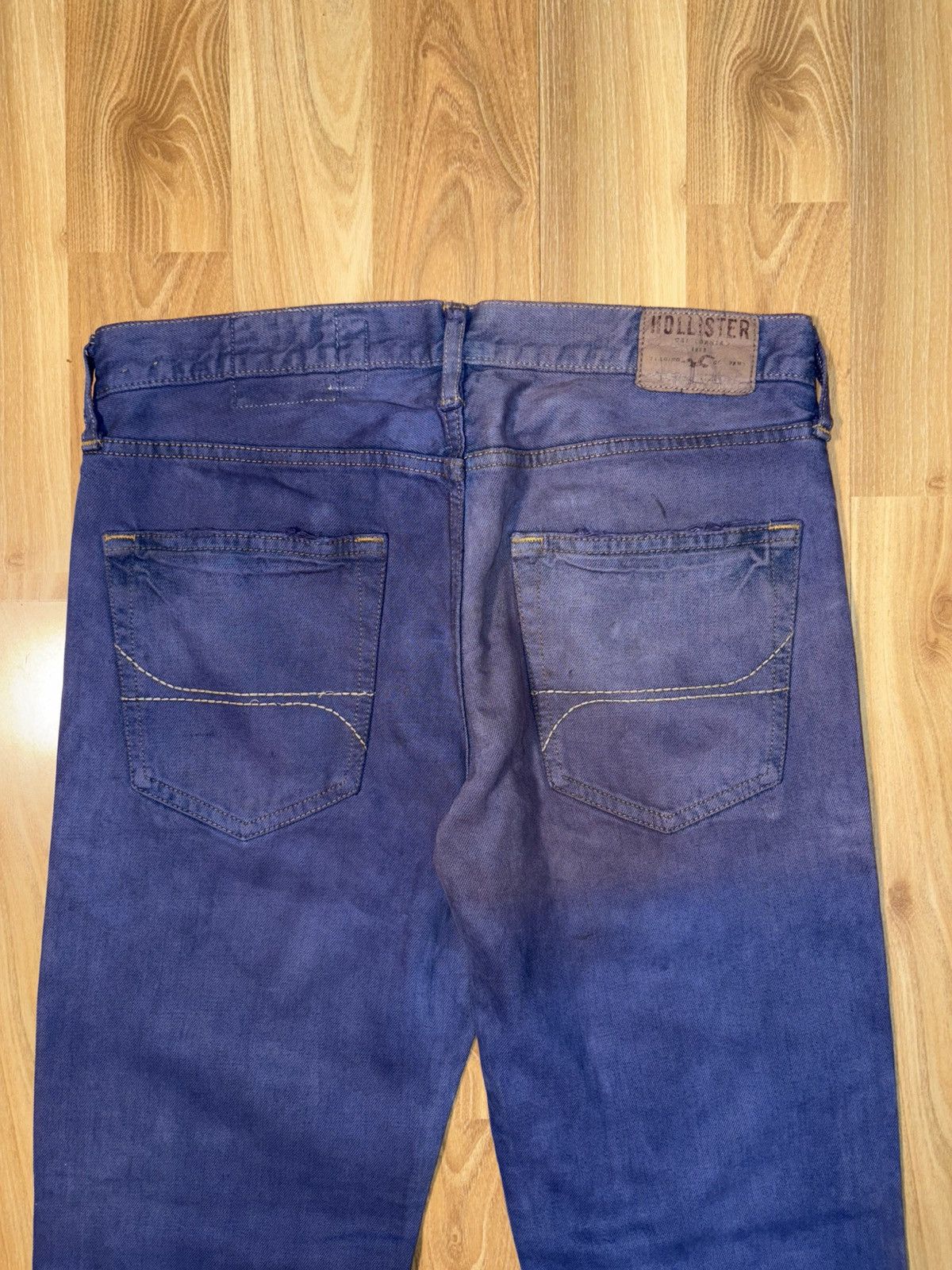 Hollister Y2K streetwear hollister low rise bootcut faded jeans Size US 32 / EU 48 - 4 Thumbnail