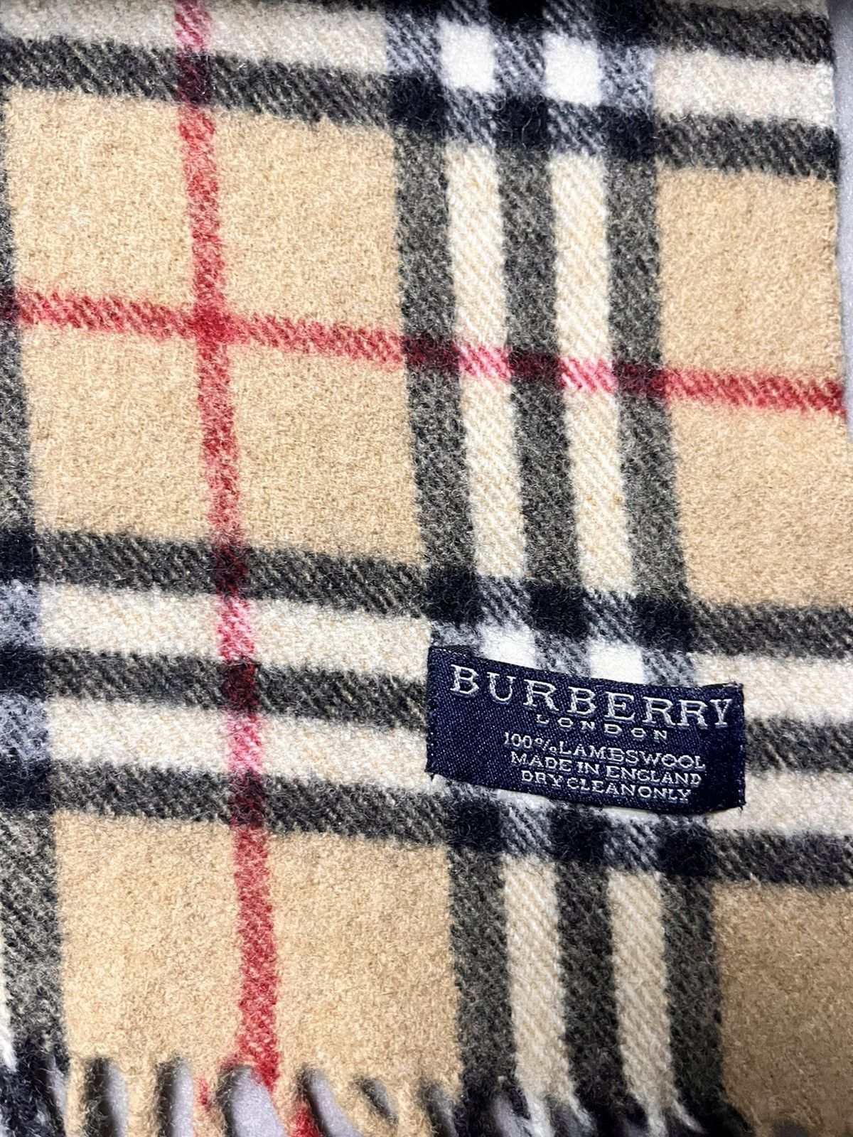 Burberry Burberry Scarf Vintage Retro winter Burberrys Size ONE SIZE - 6 Thumbnail