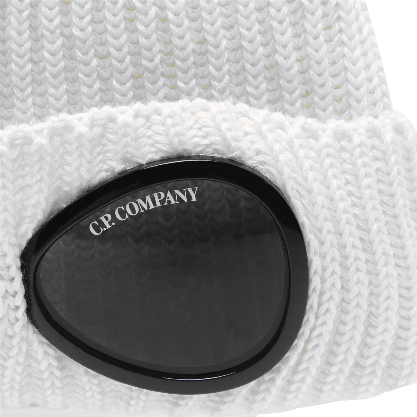 C.P. Company o1g2r1mq0426 Size: OS / Goggle Beanie Hat / Cap in White Size ONE SIZE - 4 Thumbnail