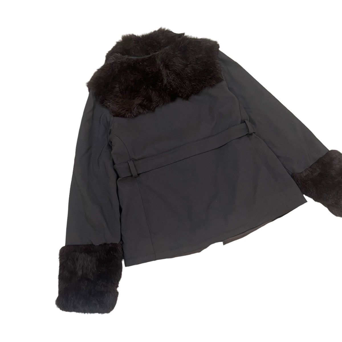 Moncler 🔥Moncler Down Faux Fur Collar Sleeve Zipper Jacket Size M / US 6-8 / IT 42-44 - 15 Thumbnail