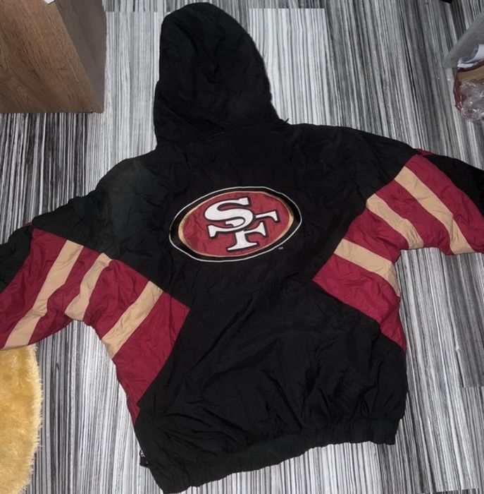 Bomber Vintage San Francisco 49ers - Années 80 - Marque Starter - Taille L - Occasion Très Bon État
