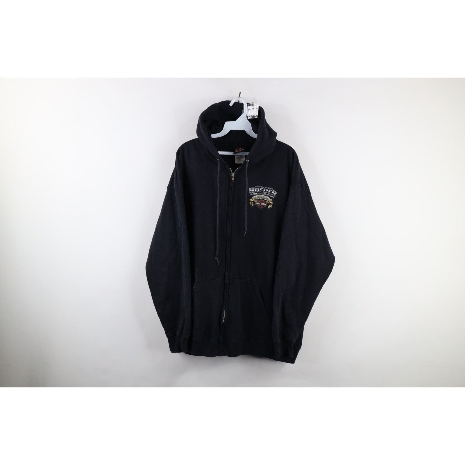 Harley Davidson Vintage Y2K Harley Davidson Ohio Bike Week Fire Hoodie Size US XL / EU 56 / 4 - 1 Thumbnail