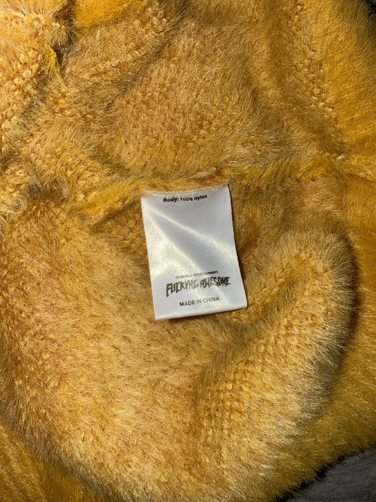 Fucking Awesome Fucking awesome acid hairy cardigan - camel orange Size US M / EU 48-50 / 2 - 3 Thumbnail