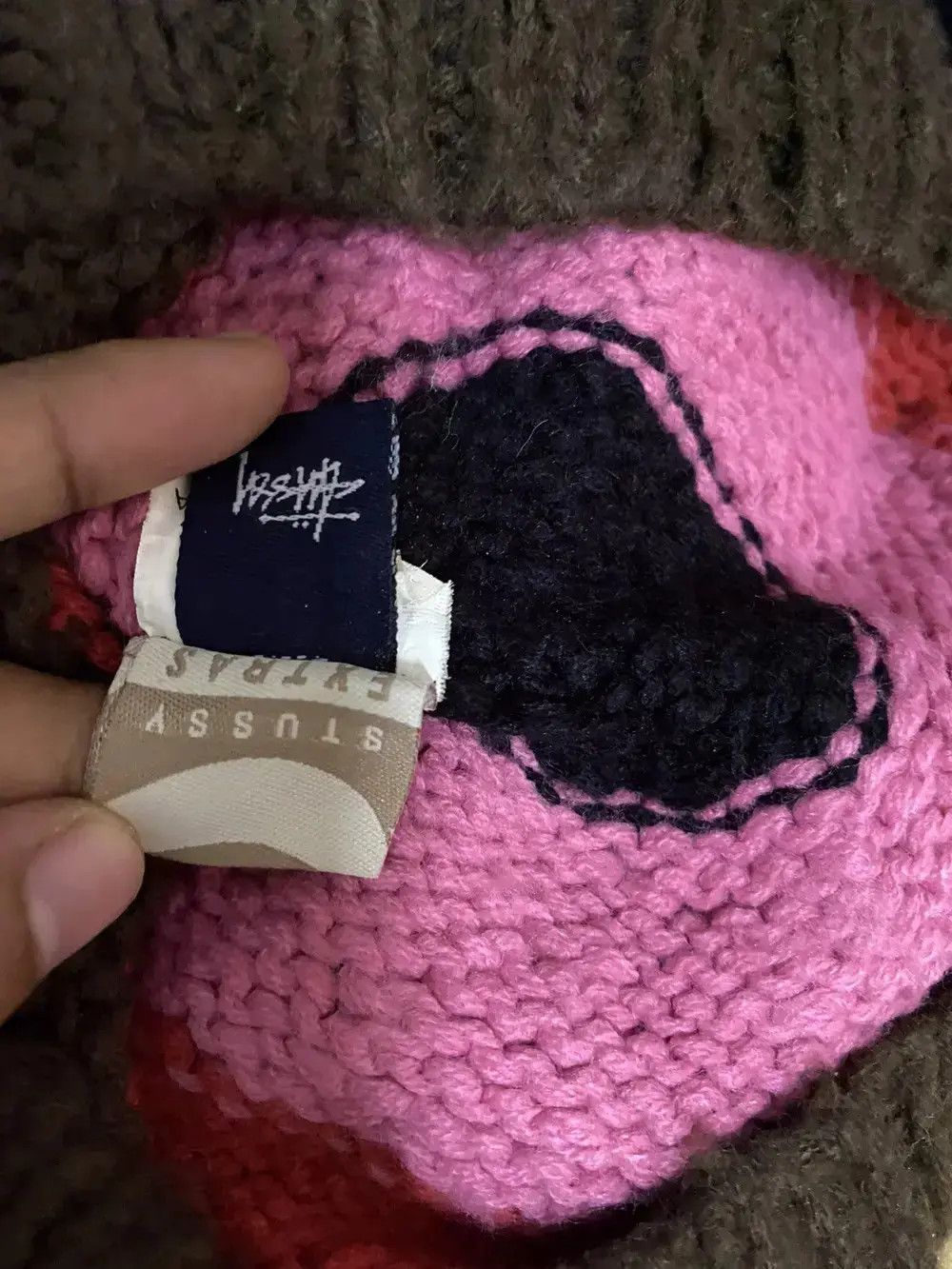 Stussy Vintage Stussy Stripe Design Beanie Hat Size ONE SIZE - 6 Thumbnail