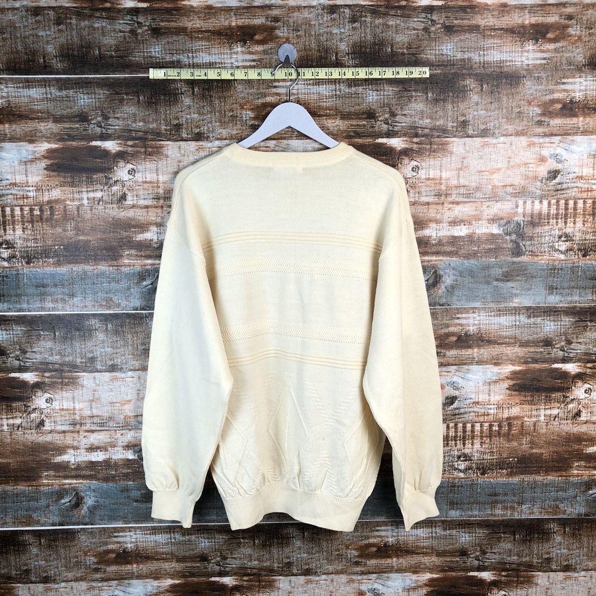 Lancel Lancel Paris vintage Cream Knitwear #A1833 Size US M / EU 48-50 / 2 - 12 Thumbnail