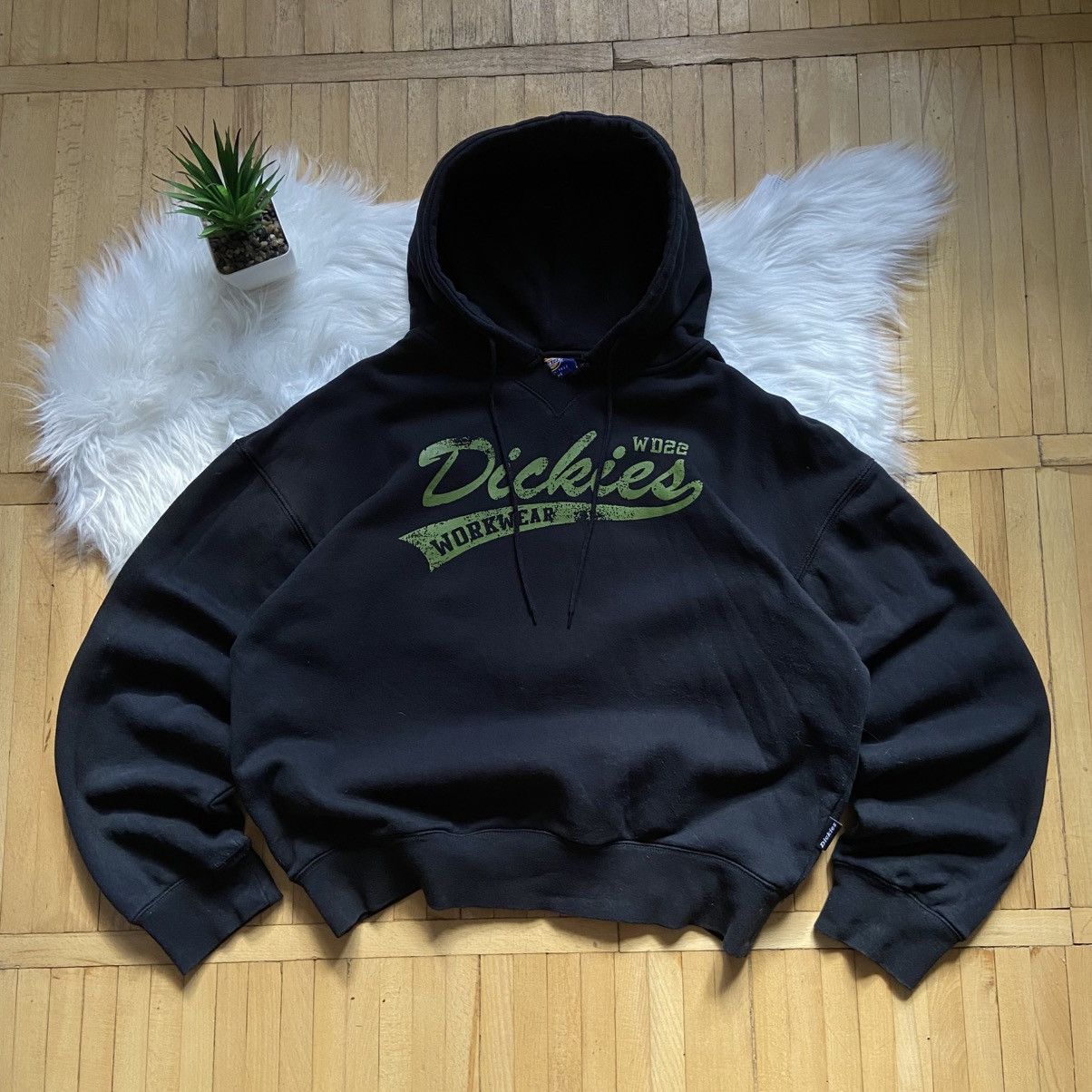 Dickies 📌 Crazy Dickies Workwear Vintage Baggy Y2K Faded Hoodie Size US L / EU 52-54 / 3 - 1 Thumbnail