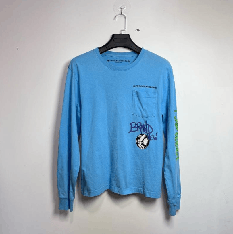 Chrome Hearts Chrome Crew Neck Casual Long Sleeve T-Shirt Size US M / EU 48-50 / 2 - 1 Thumbnail