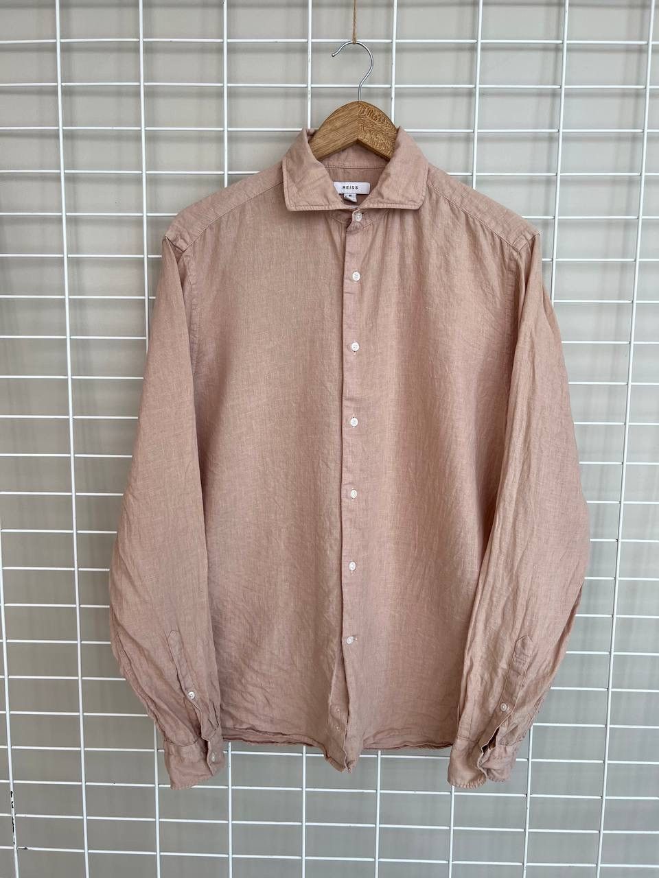 Reiss Reiss Ruban Linen Button Shirt Mens Size M Regular Fit Size US M / EU 48-50 / 2 - 1 Thumbnail