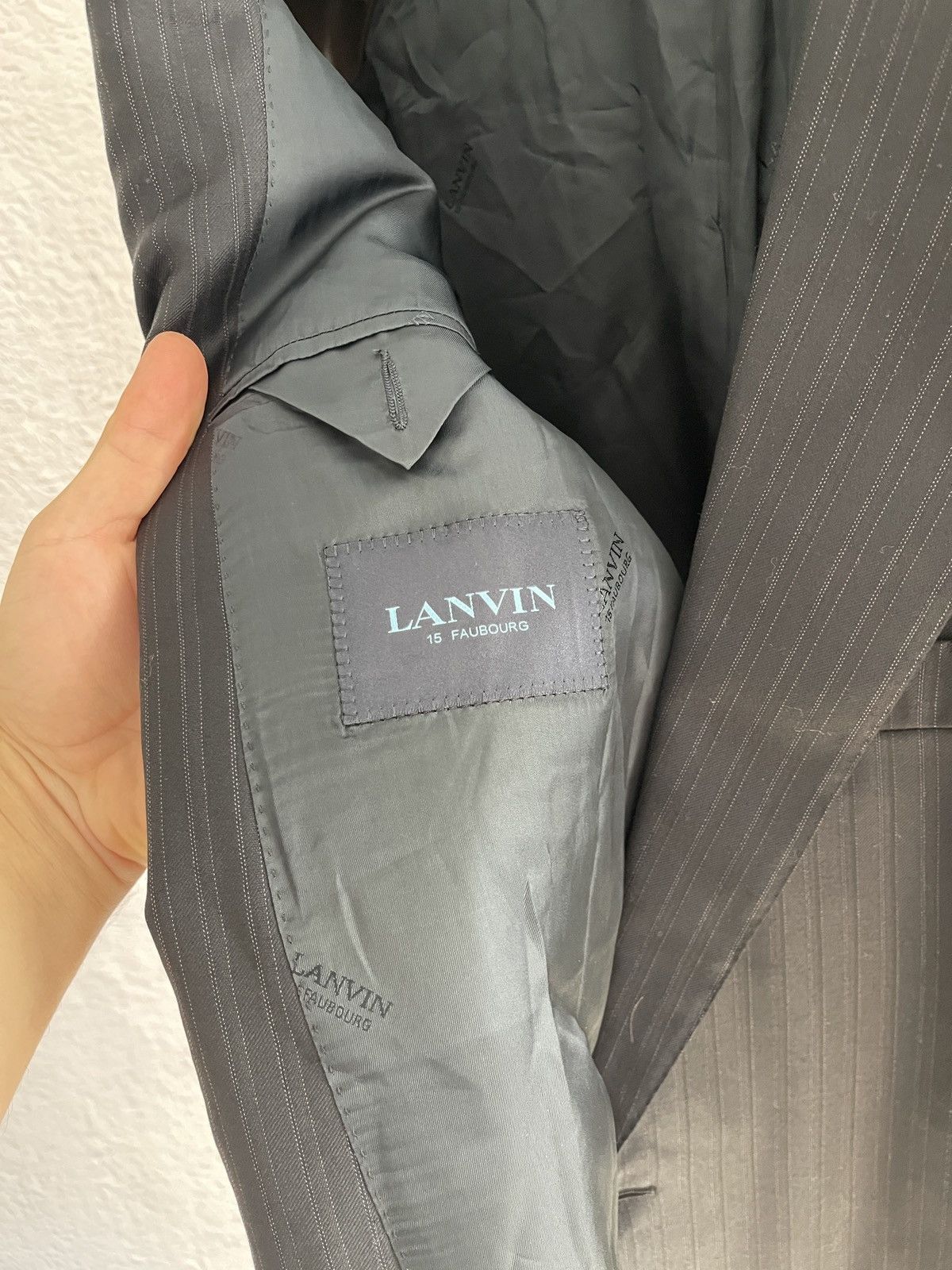 Lanvin Lanvin 15 Faubourg striped blazer 2 button sport coat Size 48R - 8 Thumbnail