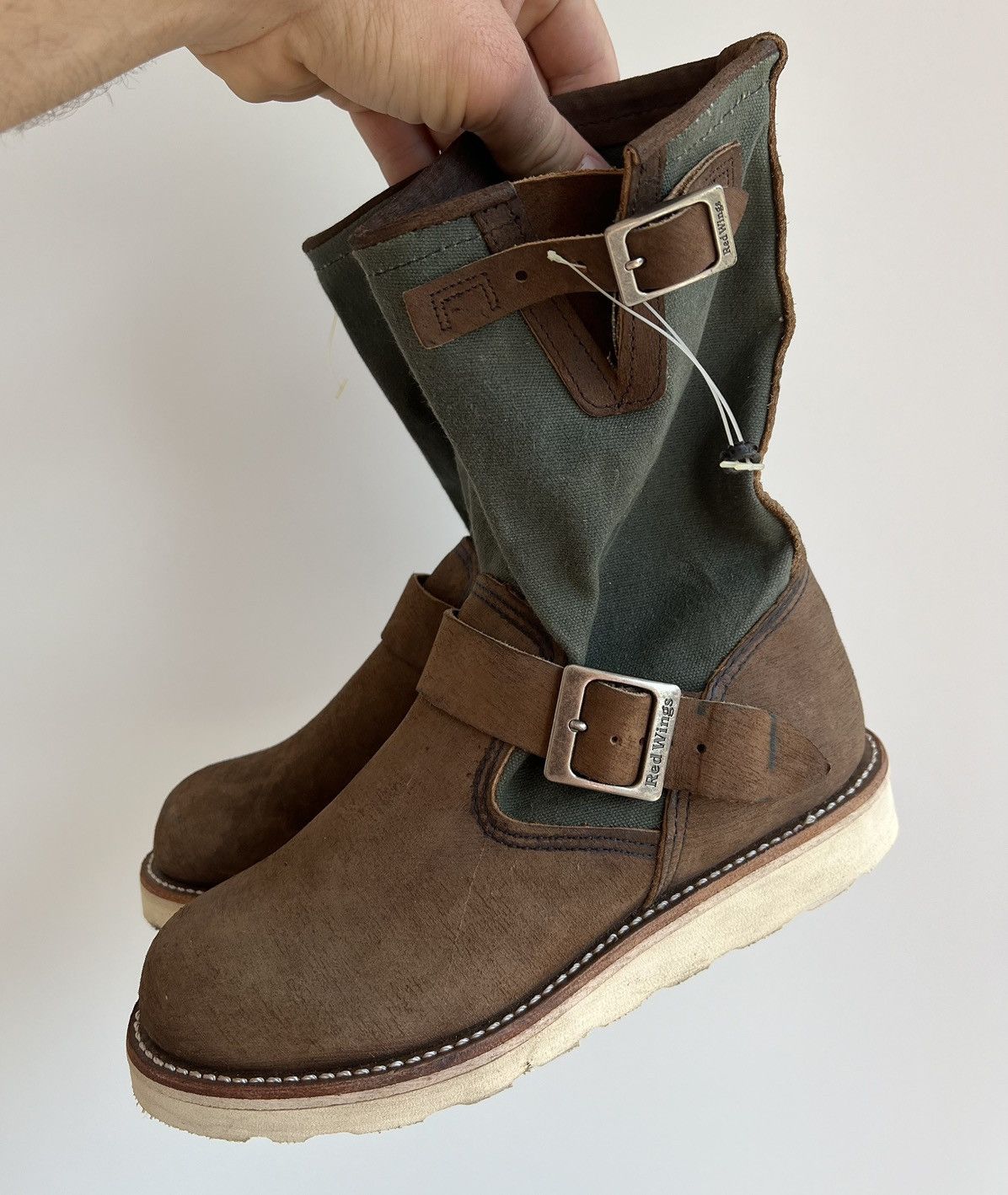 Red Wing × Vintage Vintage Red Wing 2980 Suede Brown Boots Shoes Size US 5 / EU 37 - 5 Thumbnail