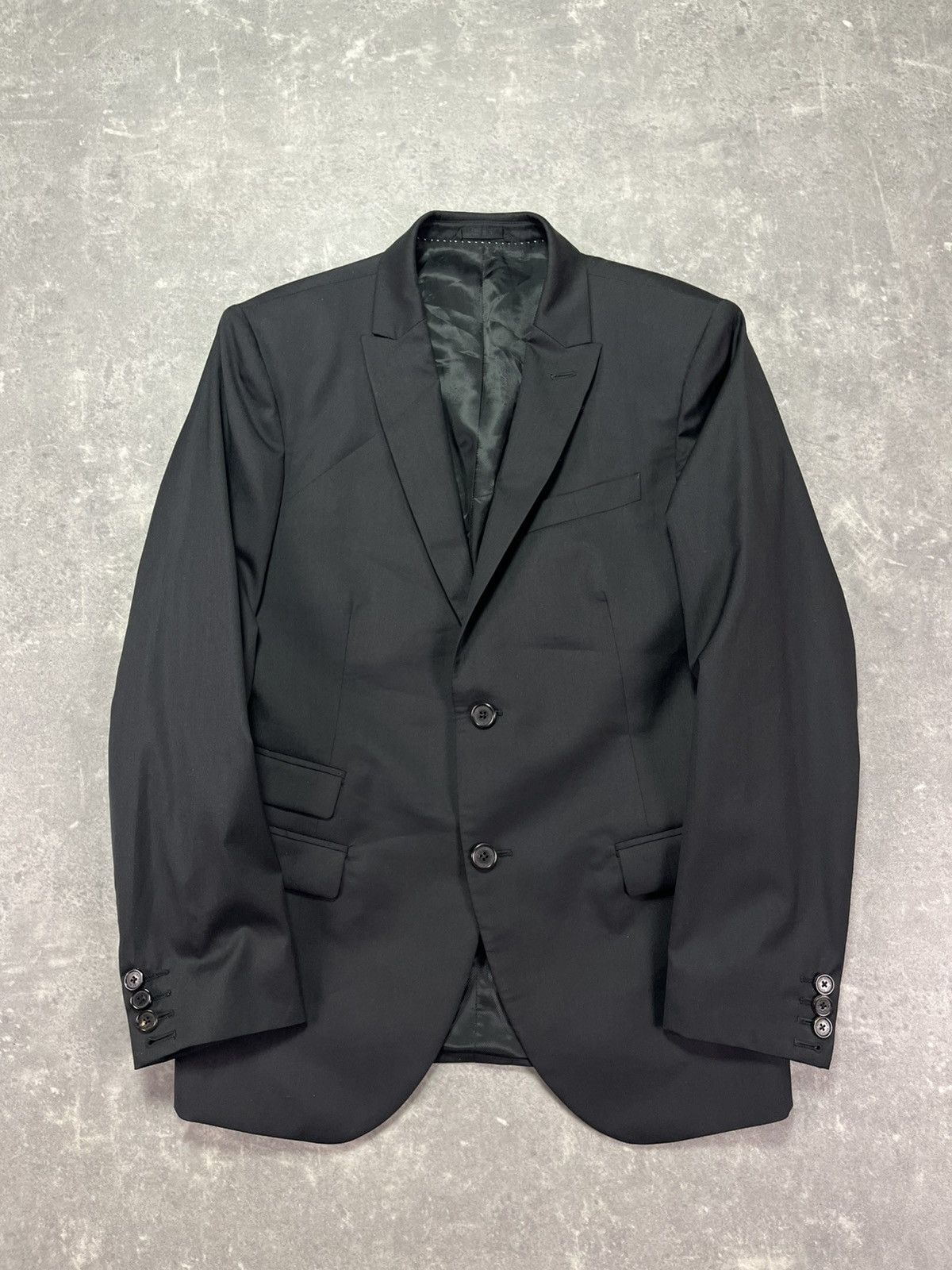 Neil Barrett Neil Barrett Skinny Fit Wool / Silk Blazer Jacket 46 Size 36R - 1 Thumbnail