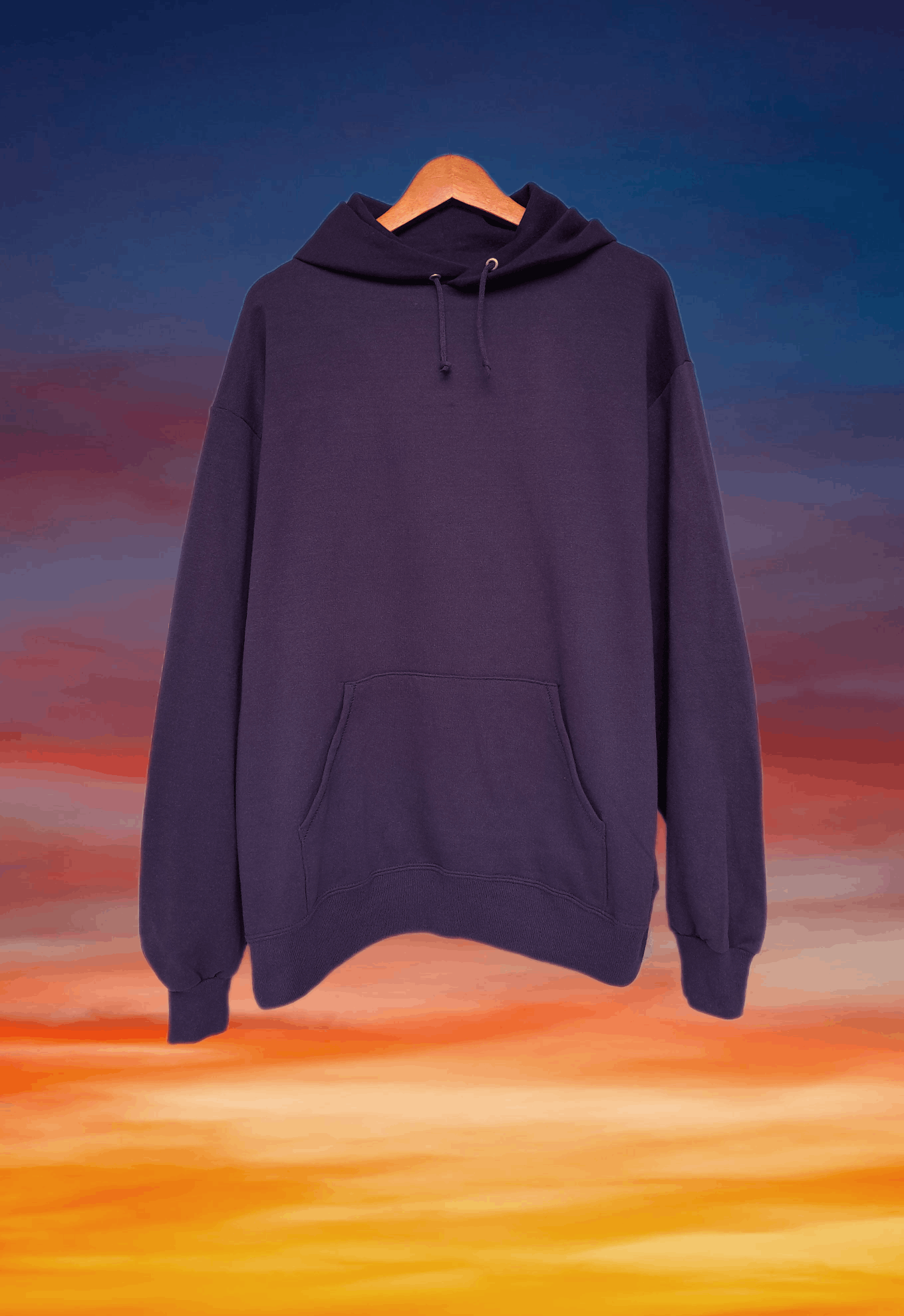 Jerzees × Russell Athletic × Vintage Vintage late 80s or early 90s Blank JERZEES hoodie rap style Size US L / EU 52-54 / 3 - 1 Thumbnail