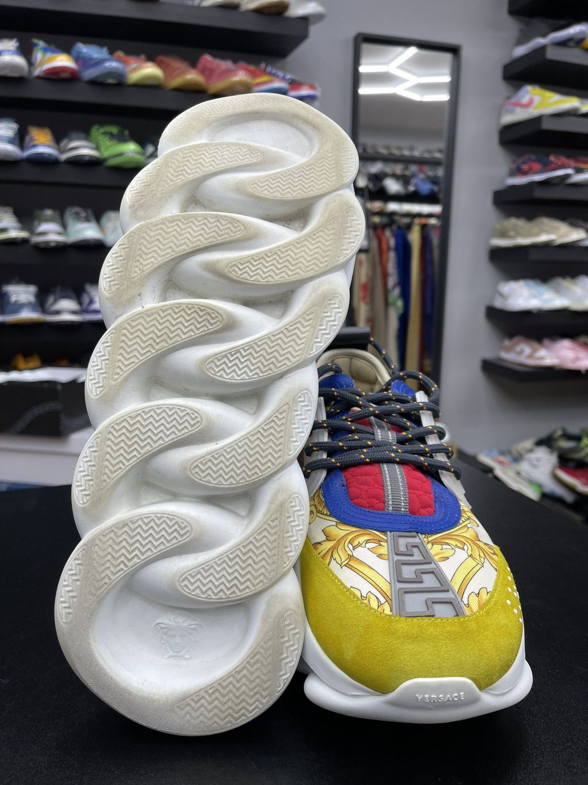 Versace Size 10US/43EU - Versace Chain Reactions Multi Color Size US 10 / EU 43 - 8 Thumbnail