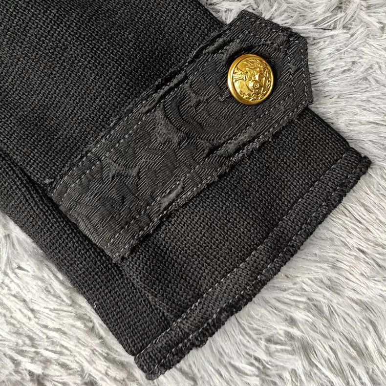 Dolce & Gabbana Dolce Gabbana black embroidered gold buckle jacket Size US S / EU 44-46 / 1 - 4 Thumbnail