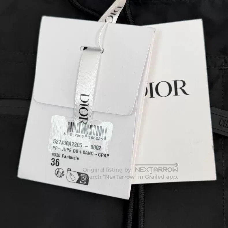 Dior Dior Black drawstring waist skirt Size 24" / US 00 / IT 34 - 7 Thumbnail
