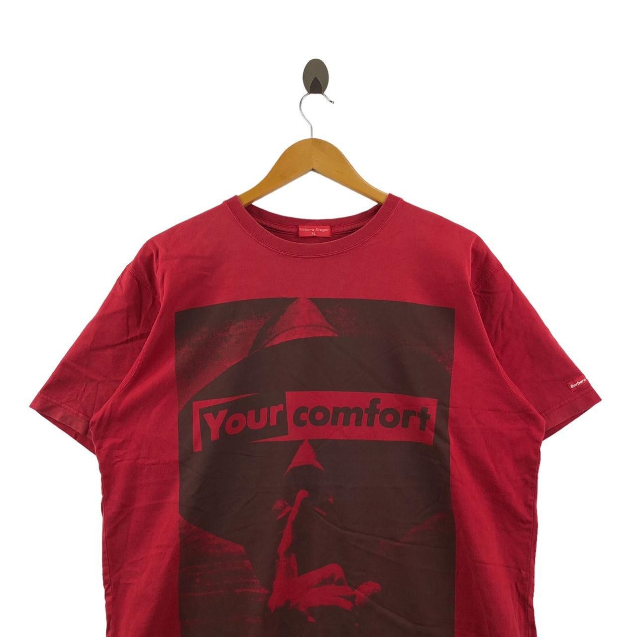 Barbara Kruger Vintage BARBARA KRUGER Your Comfort My Silence Art Tee Shirt Size US XL / EU 56 / 4 - 3 Thumbnail
