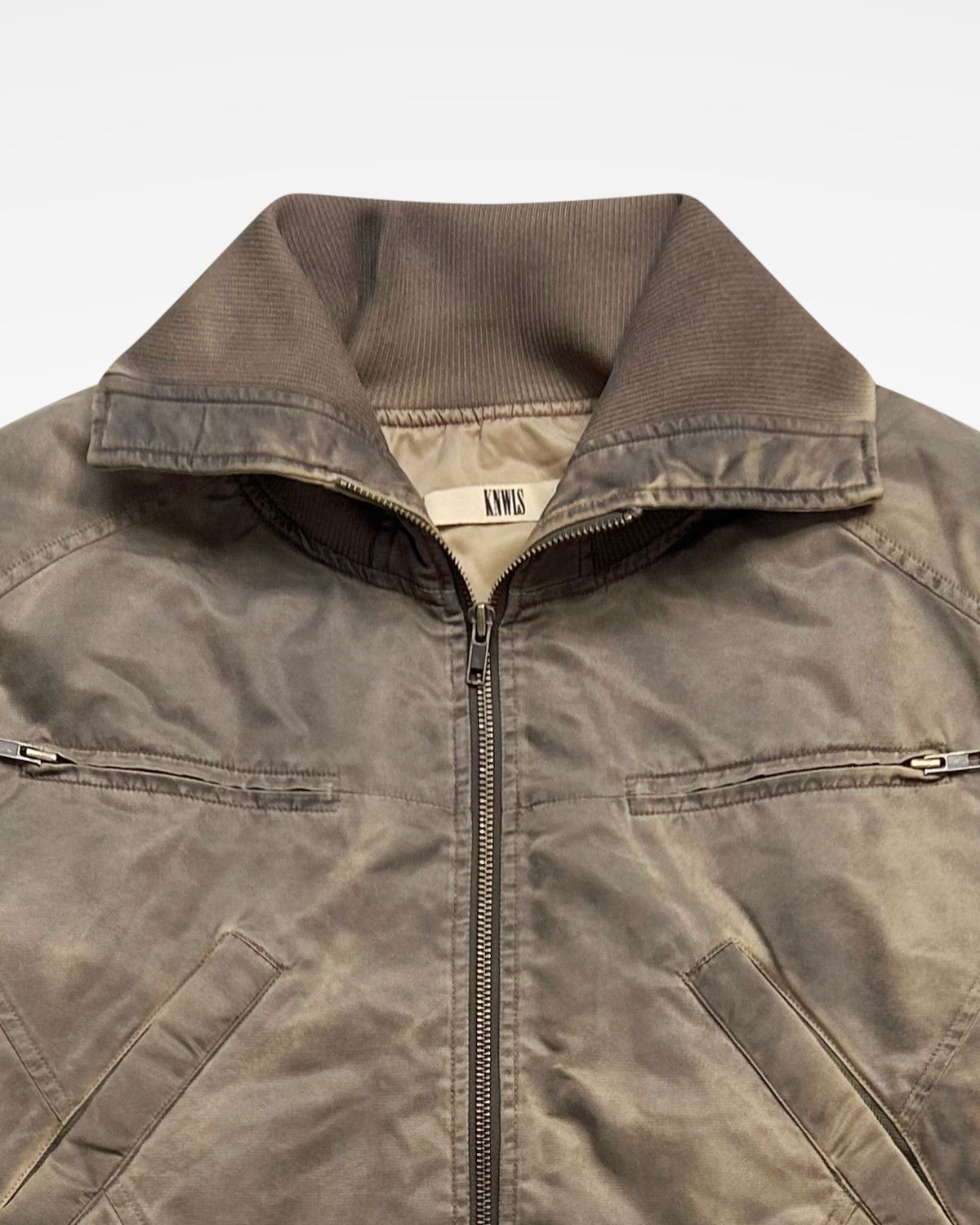 KNWLS KNWLS, SS25 Washed M-Claw Bomber Jacket Size XXL / US 16-18 / IT 52-54 - 3 Thumbnail