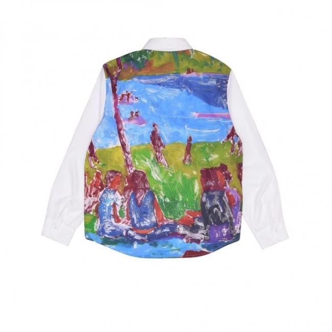Pop Trading Company Brian Lotti Painting Button-Down Shirt Size US L / EU 52-54 / 3 - 3 Thumbnail