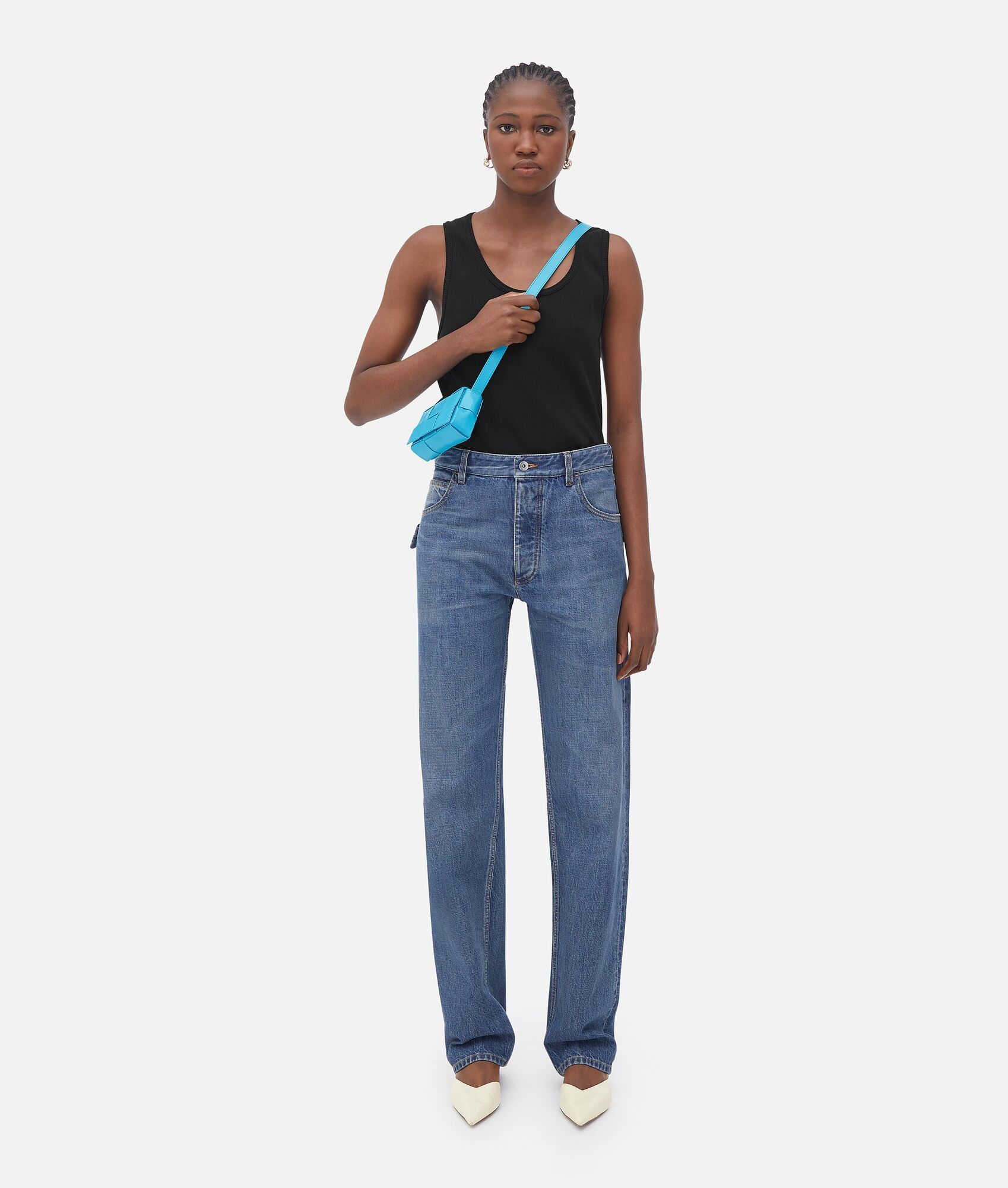 Bottega Veneta o1n1vont0225 Size: OS / Unisex Candy Cassette Bag in Blue Size ONE SIZE - 6 Thumbnail