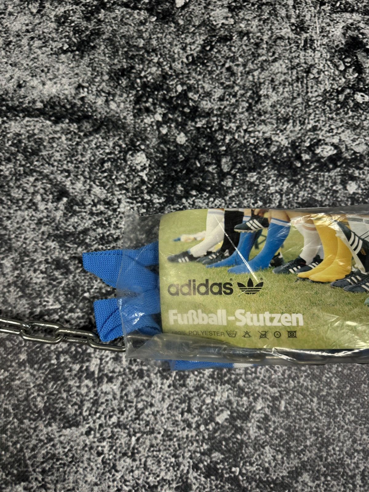 Adidas Vintage 90s Adidas Football Socks New Soccer Made in Germany Size ONE SIZE - 2 Thumbnail