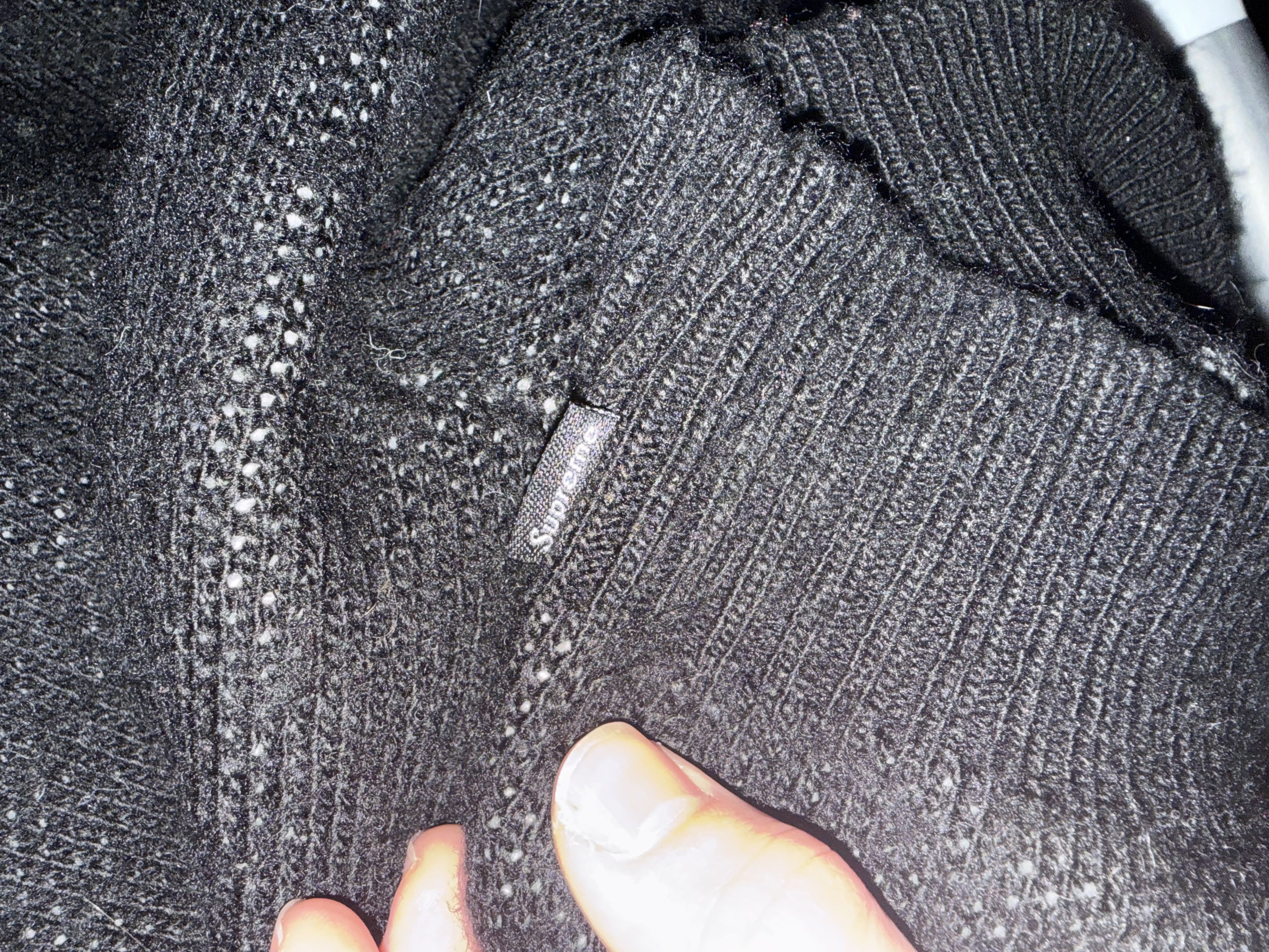 Supreme Supreme Back Stripe Sweater | Black | Size S Size US S / EU 44-46 / 1 - 6 Thumbnail