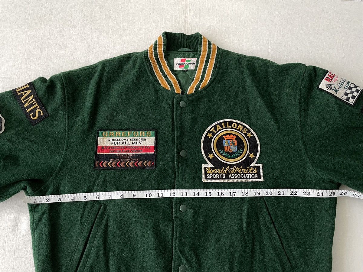 Toyo Enterprises Power Crush Japan Racing Motorsports Wool Varsity Jacket Size US L / EU 52-54 / 3 - 9 Thumbnail