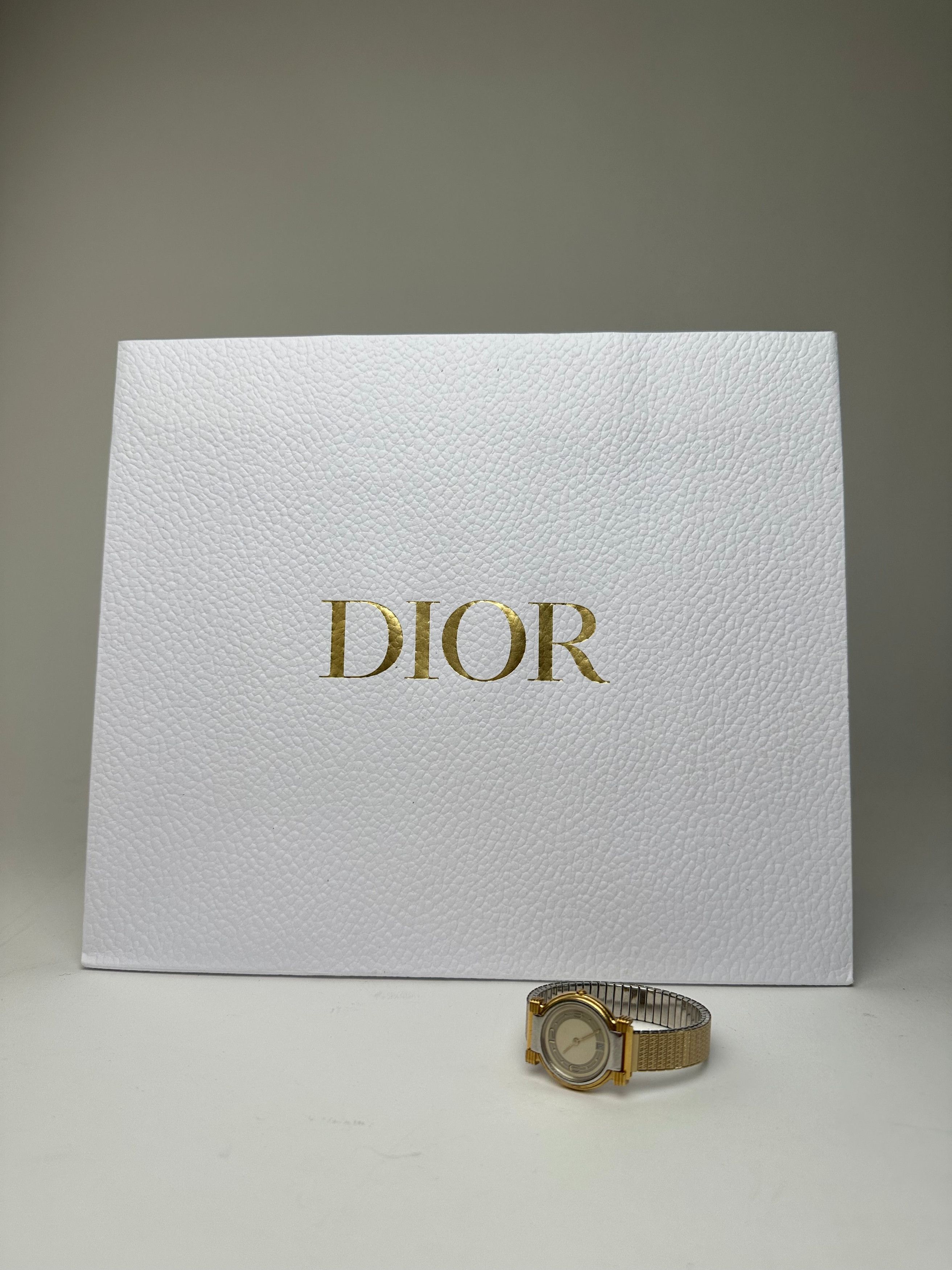 Dior Vintage Paris Ladies Quartz Watch Two-Tone Size ONE SIZE - 1 Thumbnail