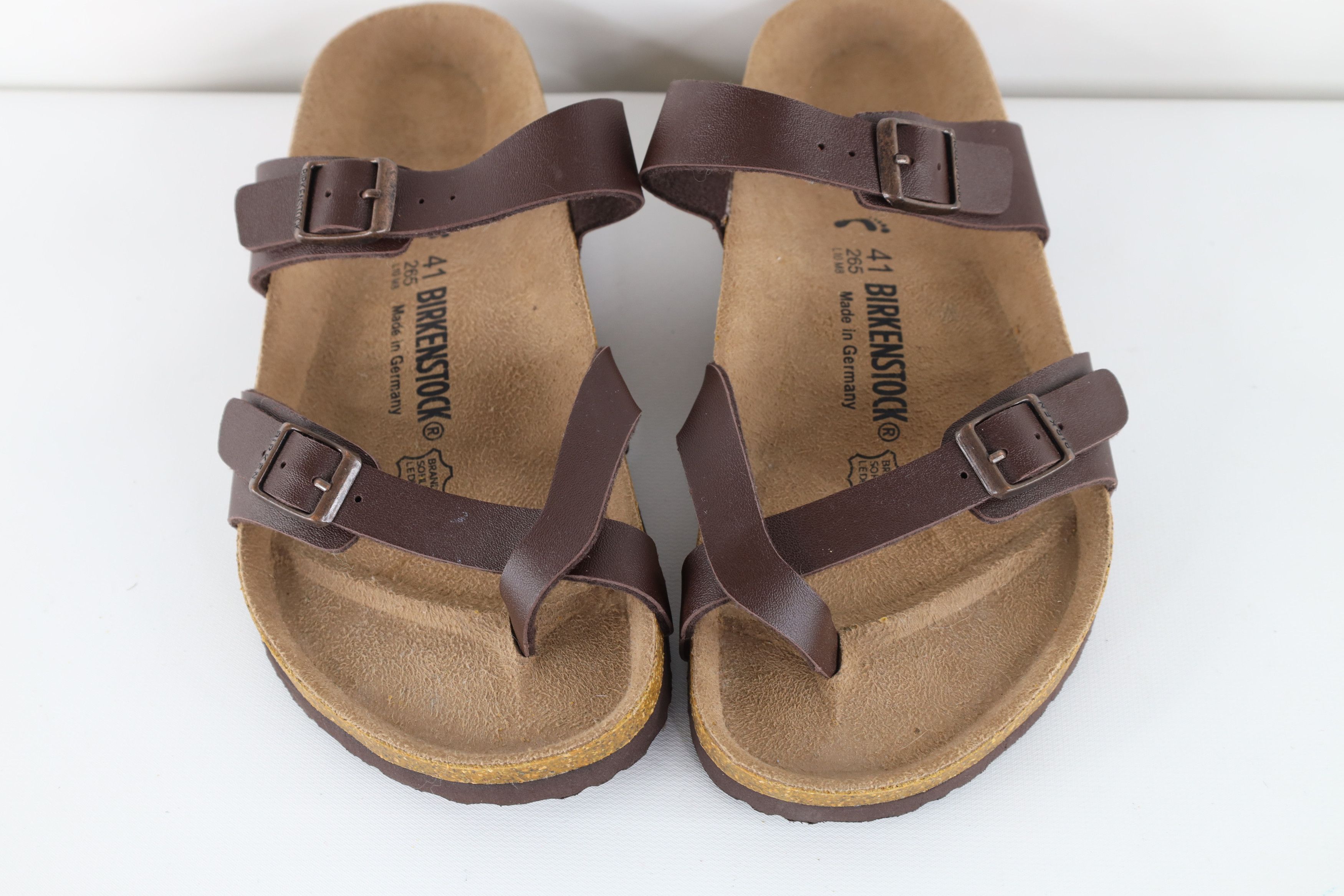 Birkenstock Birkenstock Mayari Leather Strap Sandals Brown 10 Size US 10 / IT 40 - 2 Thumbnail
