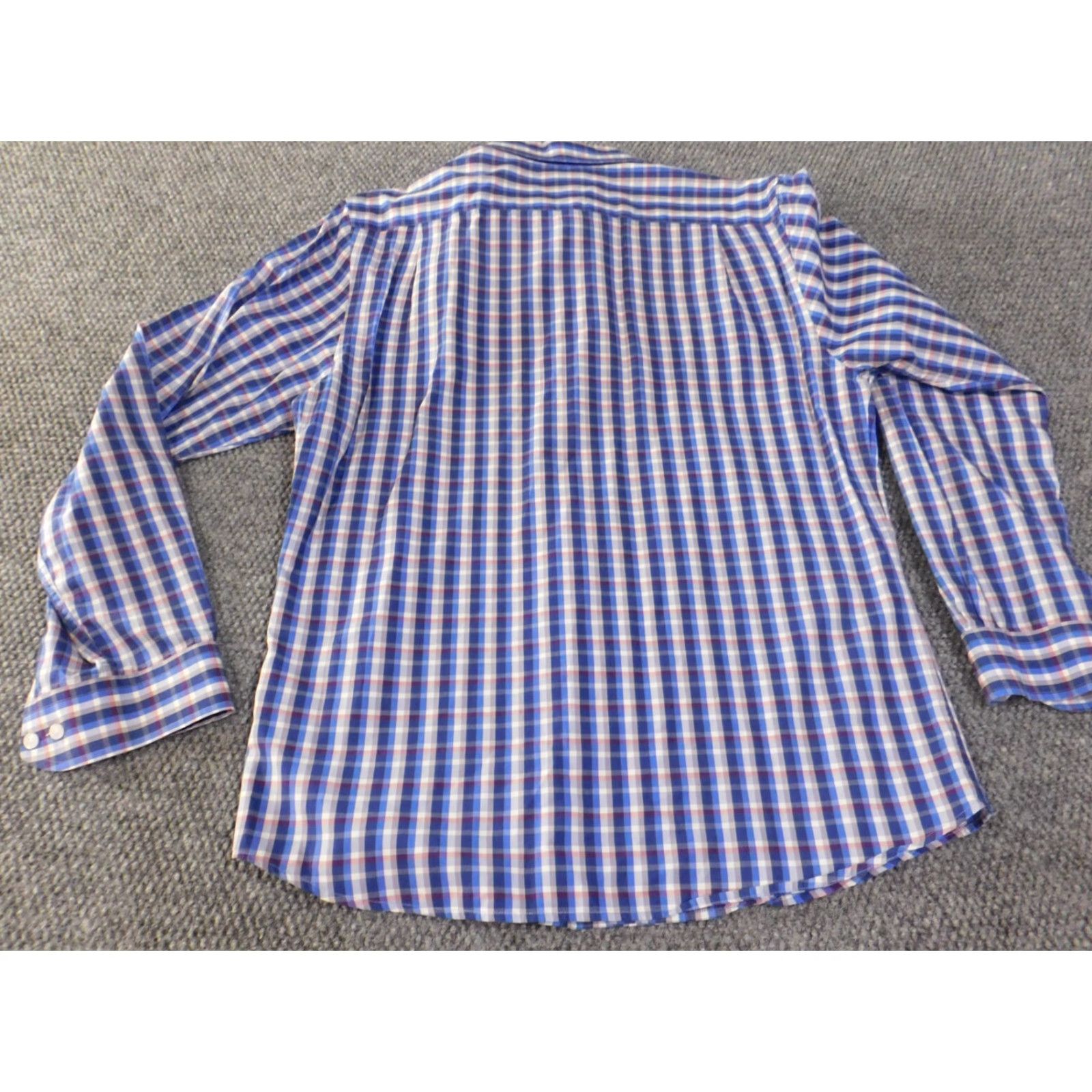 Rodd & Gunn Rodd & Gunn Shirt L Blue Plaid Button-Up Knit Cotton Casual Mens Regular Long Sleeve Button-Down Collar Modern Sports Western Size US L / EU 52-54 / 3 - 7 Thumbnail