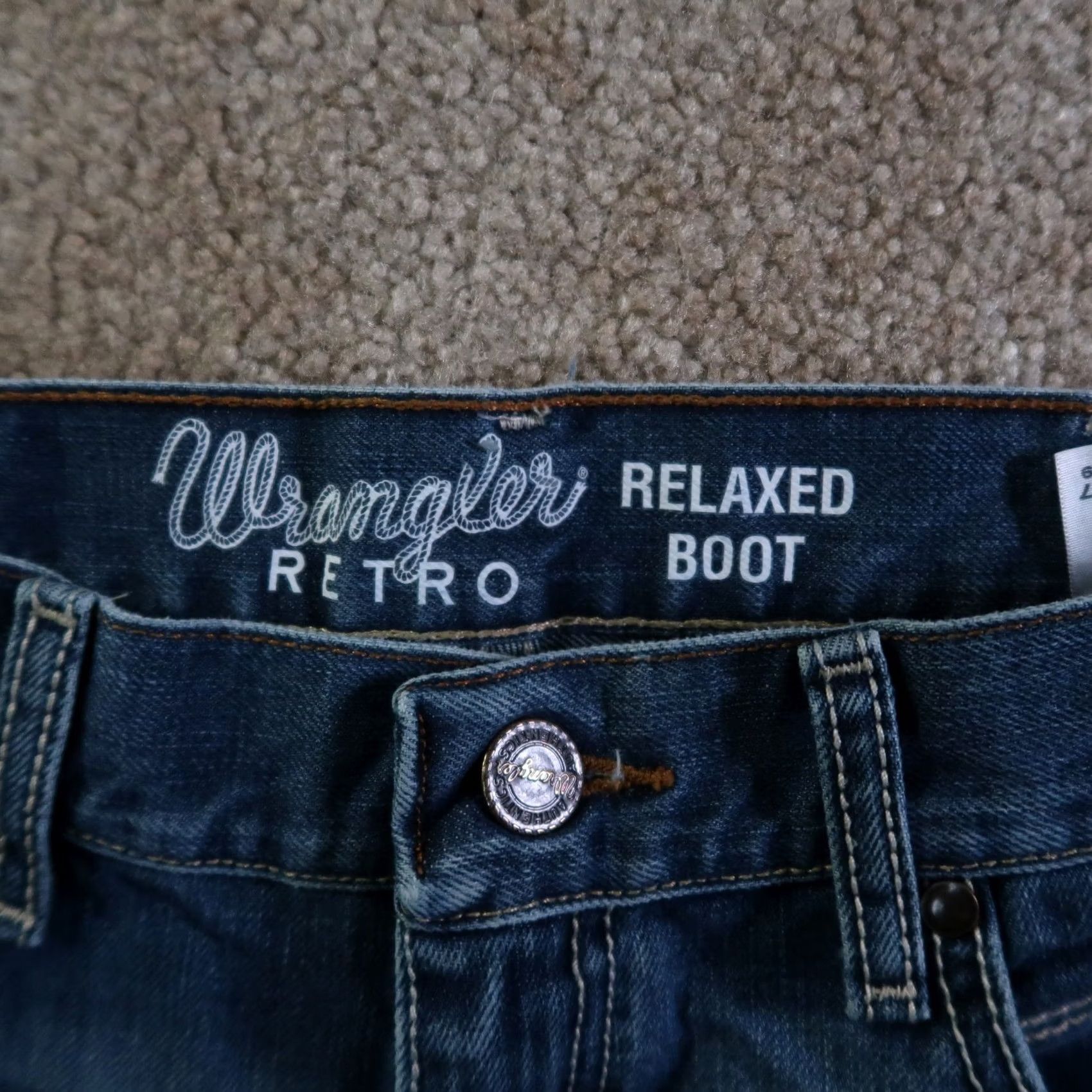 Wrangler Wrangler Retro Relaxed Bootcut Jeans Men’s 30x32 Blue Denim Cowboy Western Shirt? Size US 30 / EU 46 - 4 Thumbnail
