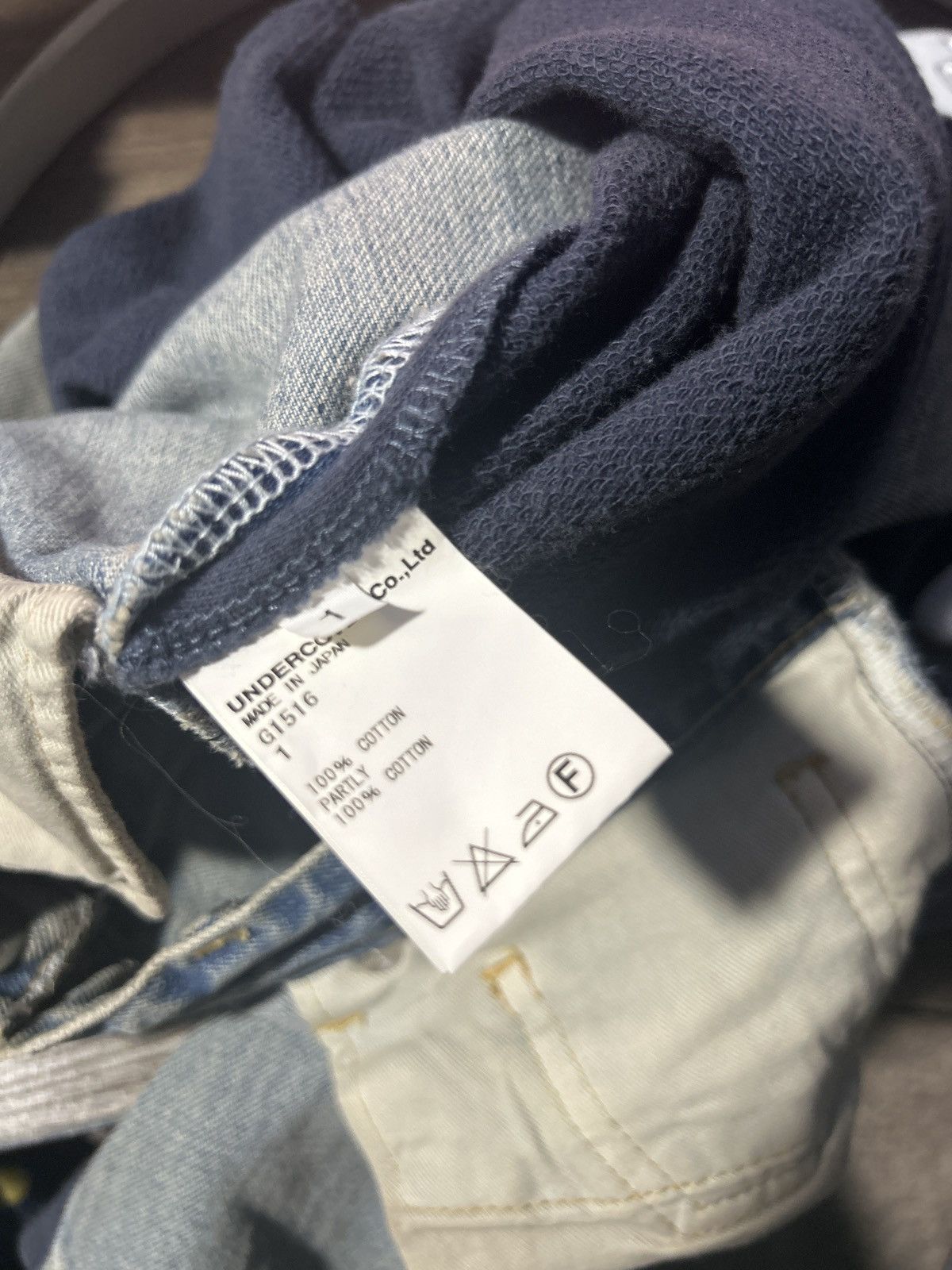 Japanese Brand × Undercover 2011 UNDERCOVER HYBRID UNDERMAN DENIM Size US 29 - 7 Thumbnail