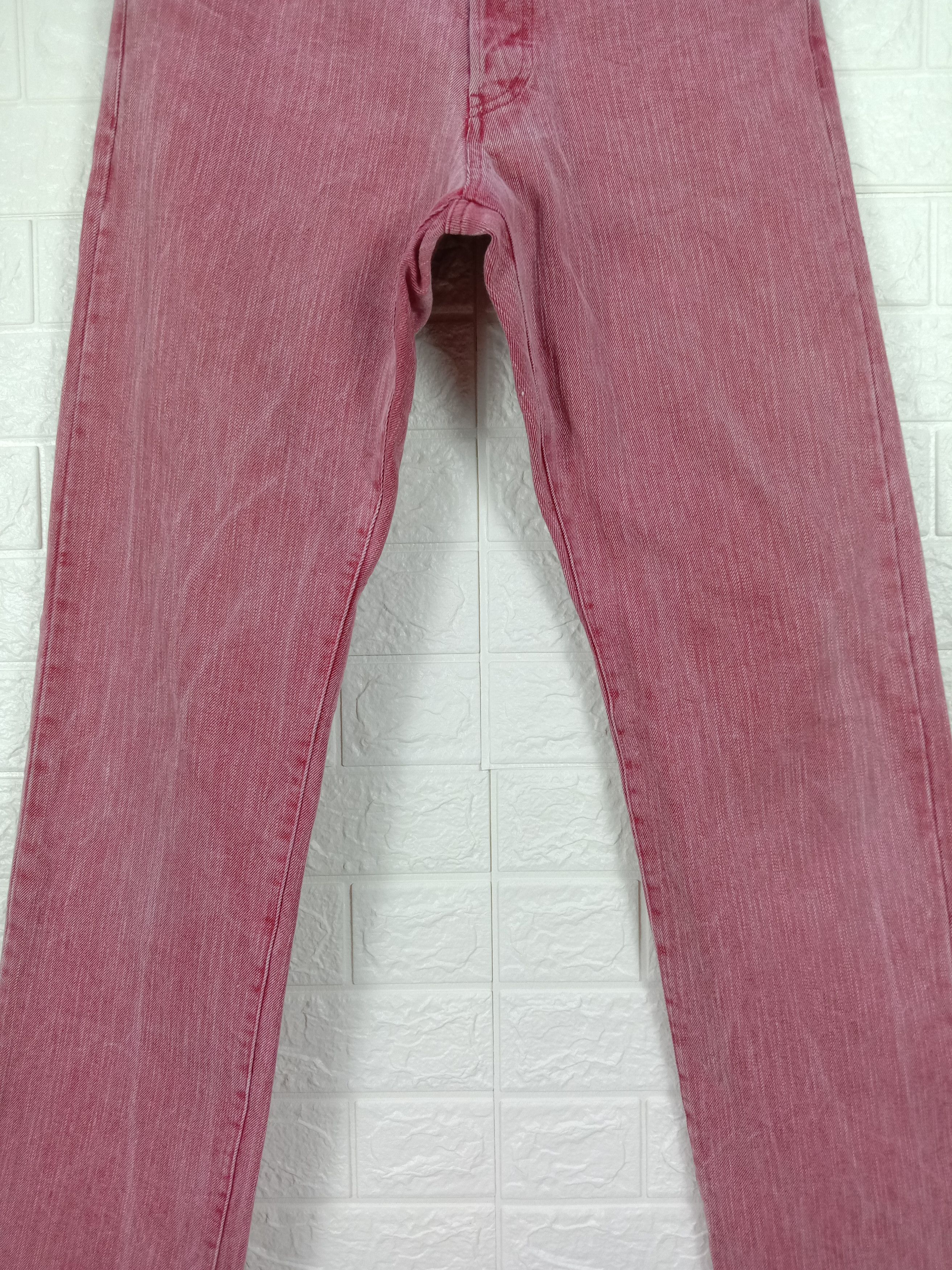 Japanese Brand Japanese Punk Jeans Brand High Street Faded Red Denim Size US 32 / EU 48 - 3 Thumbnail