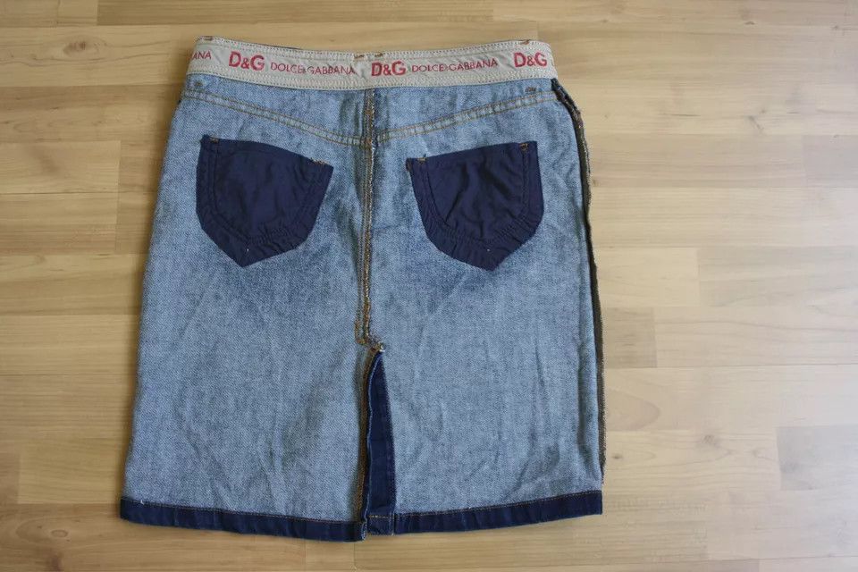 Dolce & Gabbana Dolce & Gabanna Denim Jeans skirt Size 25" / US 0 / IT 36 - 11 Thumbnail