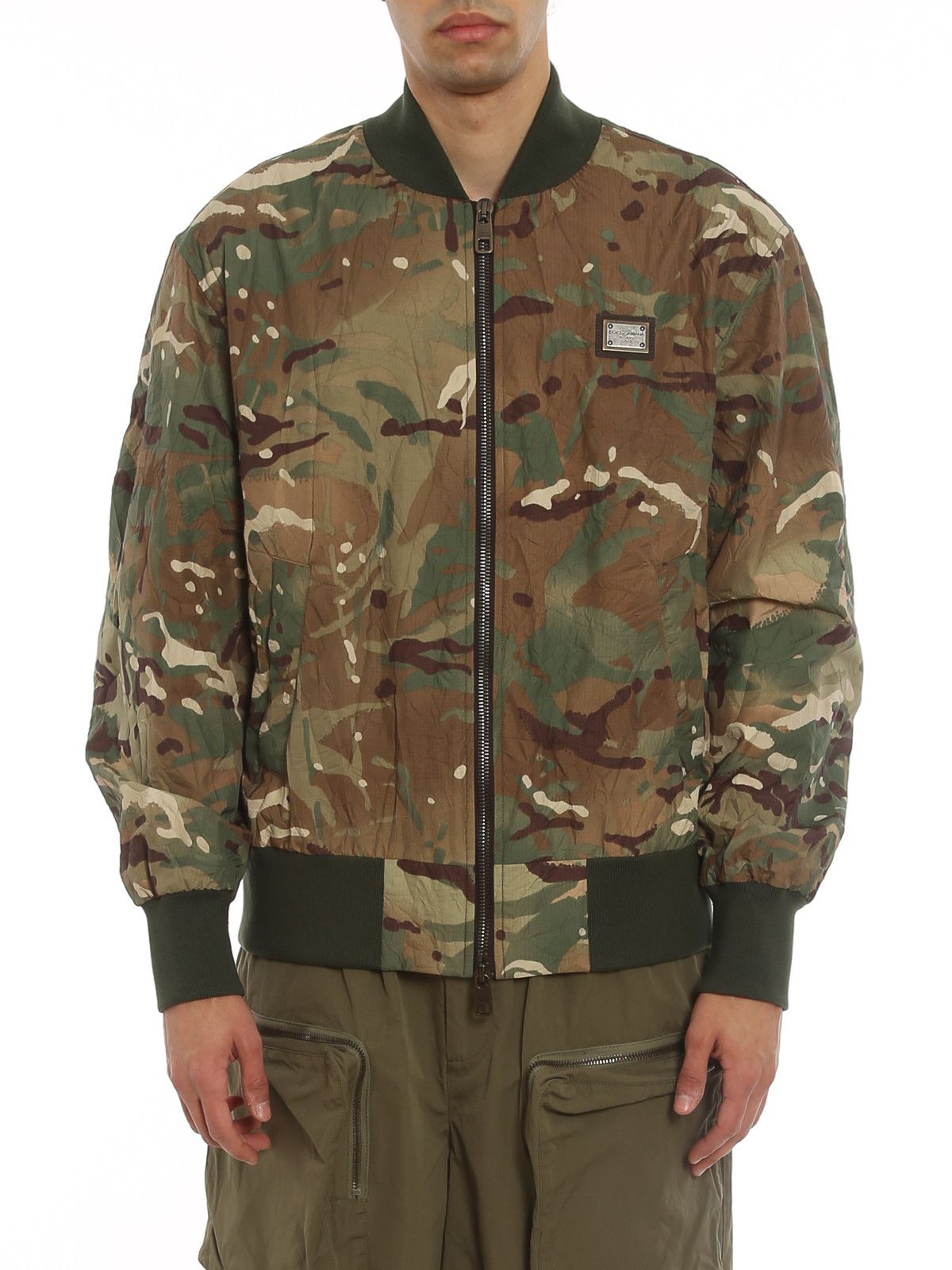 Dolce & Gabbana o1y0125 Logo Bomber Jacket in Multicolor Size US L / EU 52-54 / 3 - 3 Thumbnail