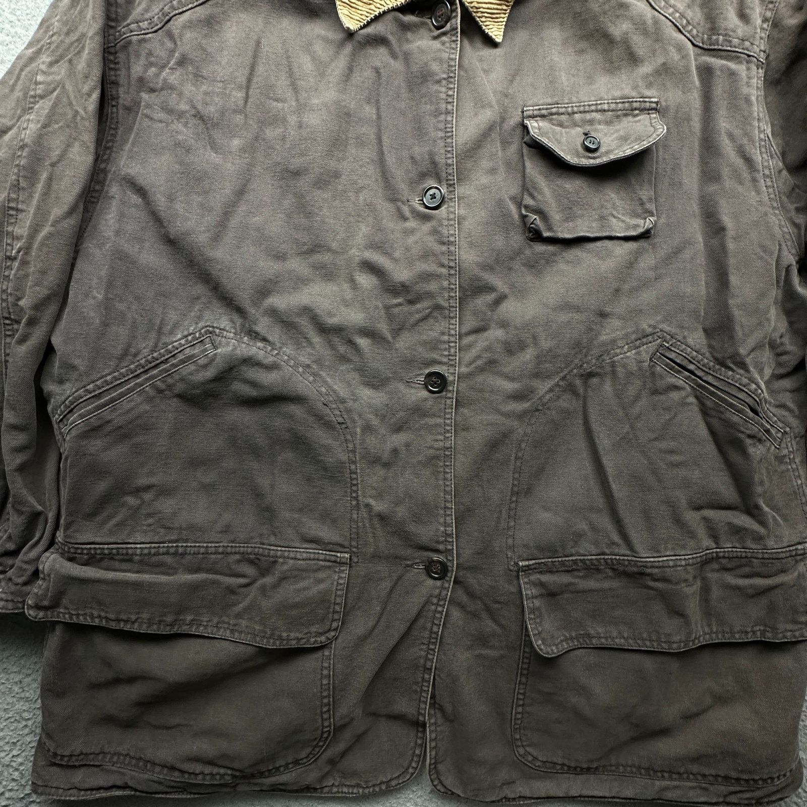 Vintage Vintage Reversible Duck Canvas Chore Work Jacket Mens Large Size US L / EU 52-54 / 3 - 9 Thumbnail