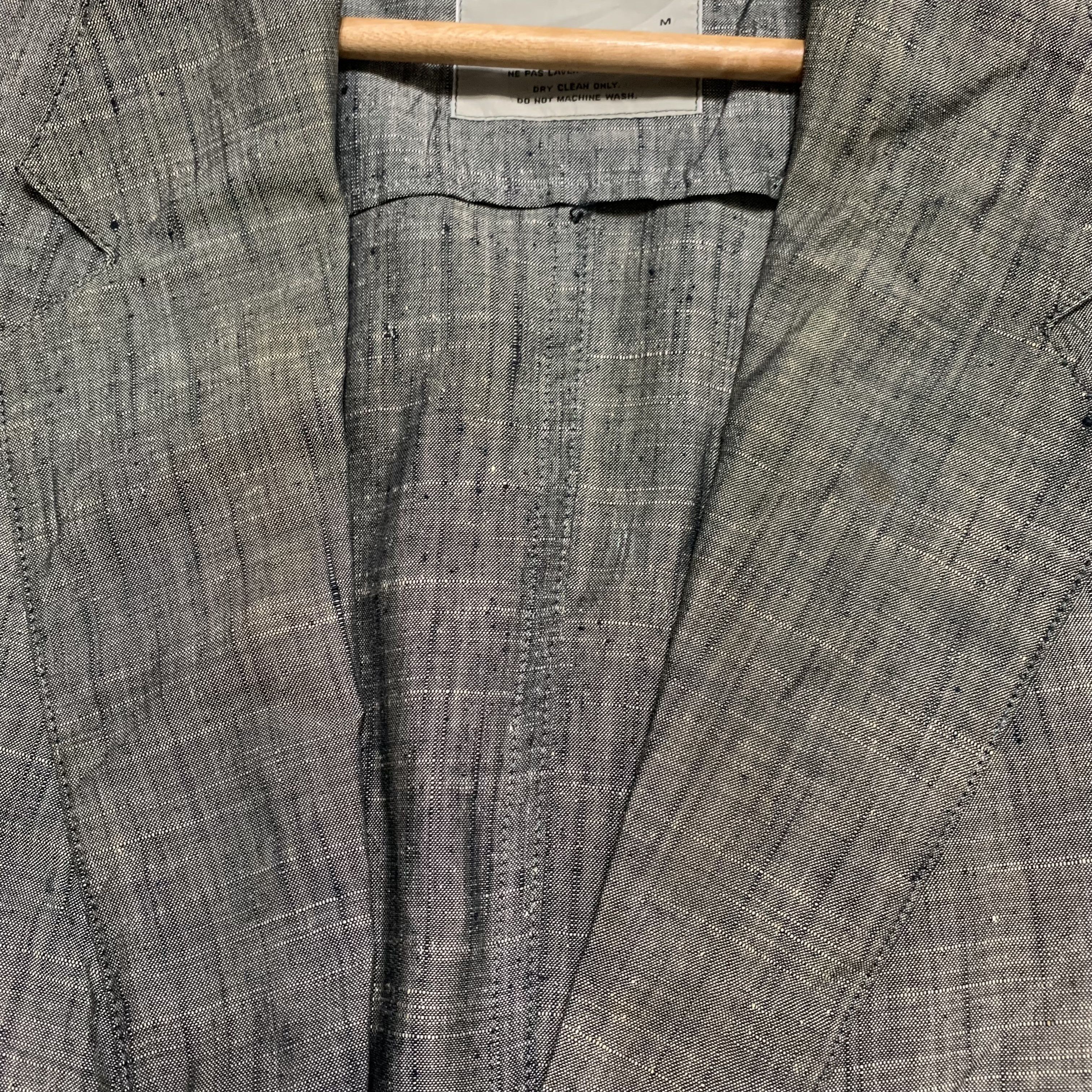 Yohji Yamamoto Vintage 80s Yohji Yamamoto SIgnature Silk Coat Blazer Size M / US 6-8 / IT 42-44 - 7 Thumbnail