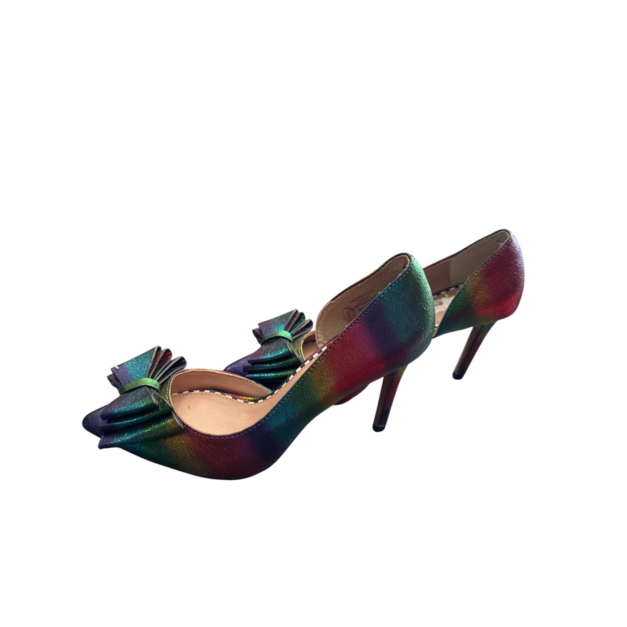 Betsey Johnson Betsey Johnson womans inbow Metallic Stiletto Heels Size 5.5 Size US 5.5 / IT 35.5 - 7 Thumbnail