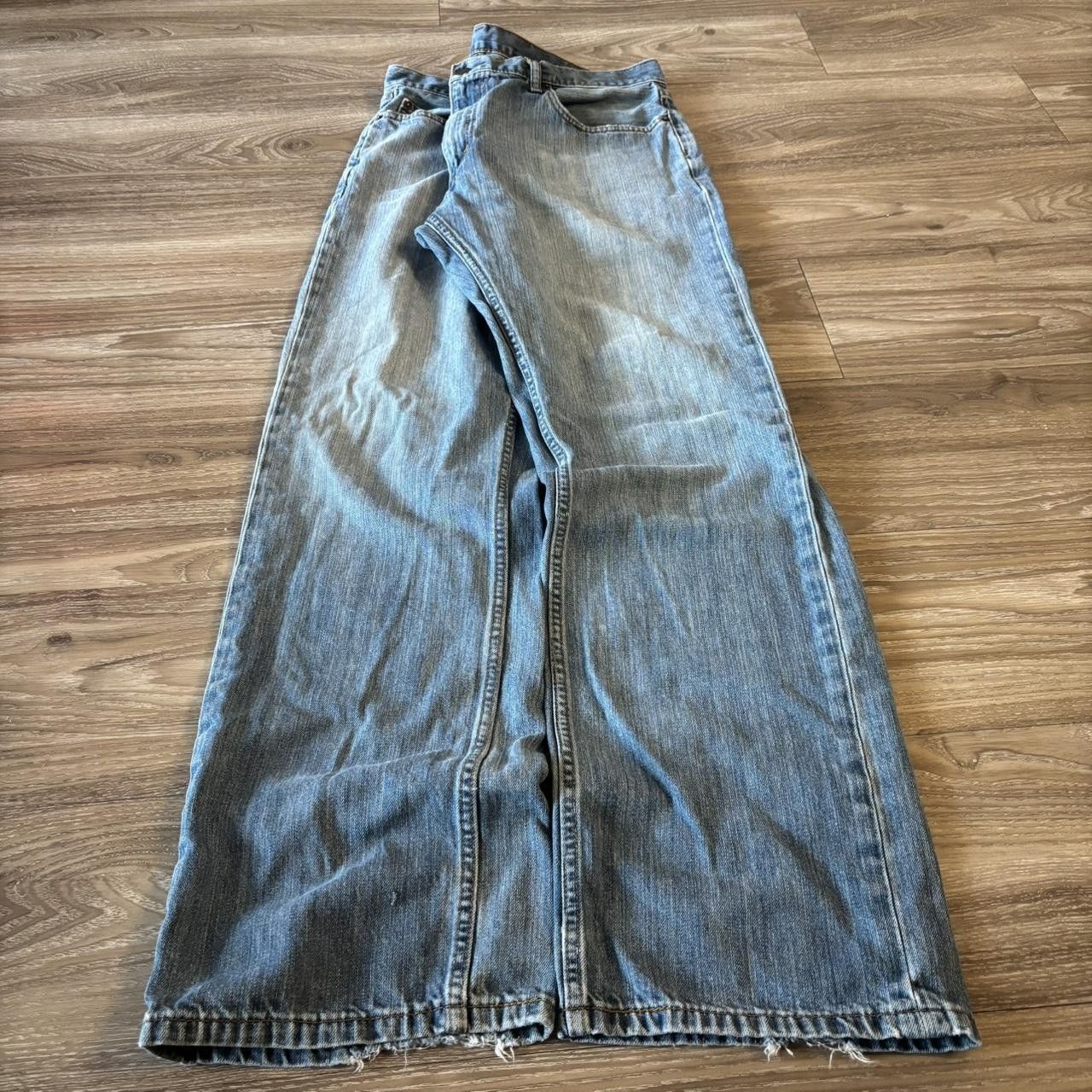 Levi's Crazy Vintage Y2K/2000s Medium Wash Levis Skater Denim Jeans! 36x34 Size US 36 / EU 52 - 3 Thumbnail