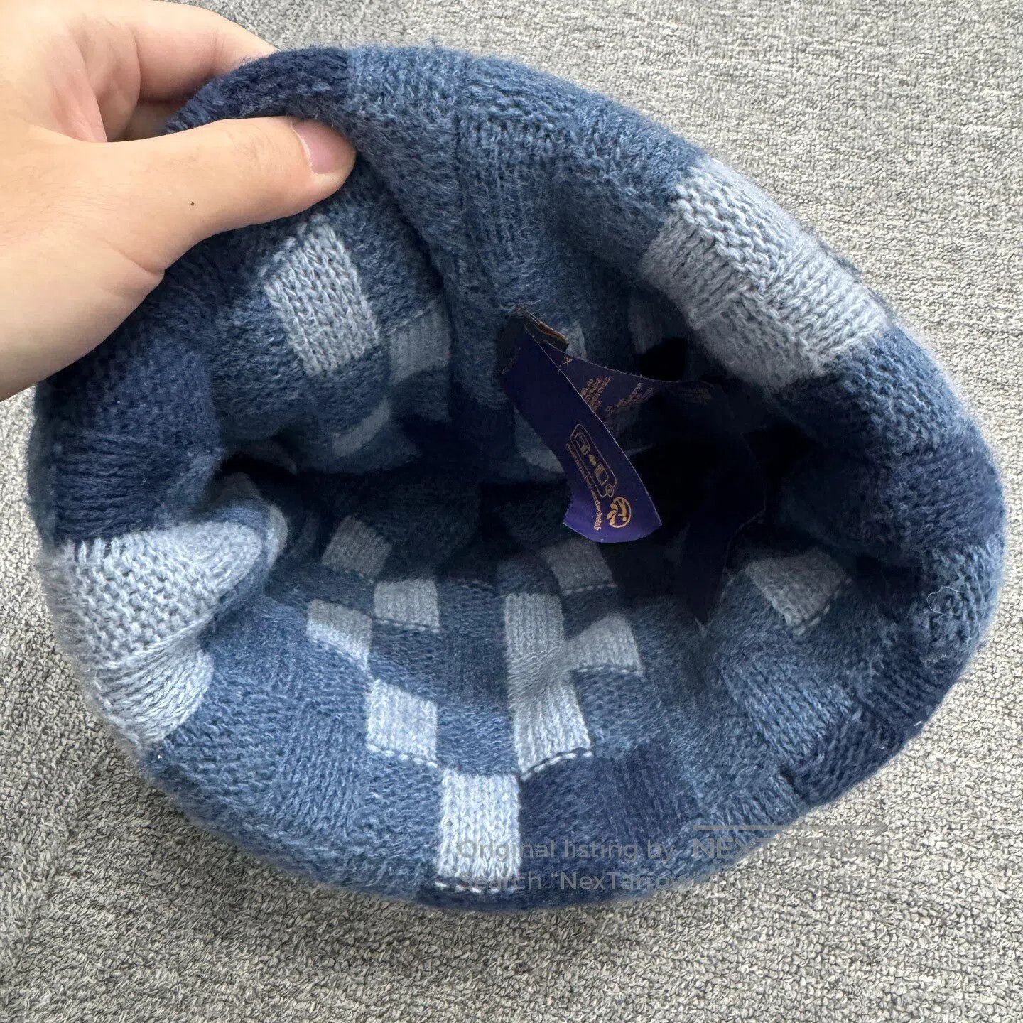 Louis Vuitton Louis Vuitton Beaded letter mosaic woolen hat| Size ONE SIZE - 4 Thumbnail